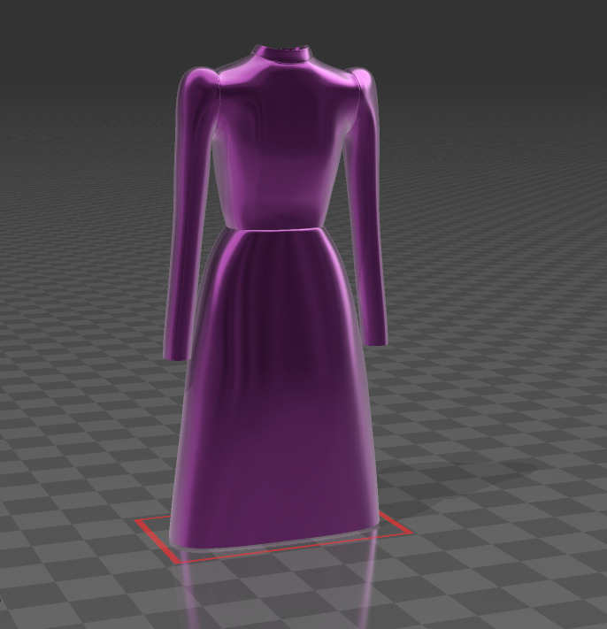 Dress Mannequin Fashion 3D 6 3D print model_1