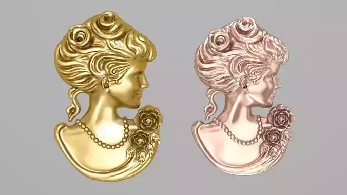 Vintage Queens Cameo