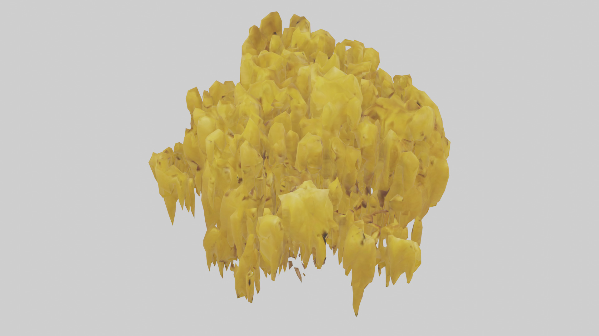 Golden Rain tree model Low-poly 3D model_18