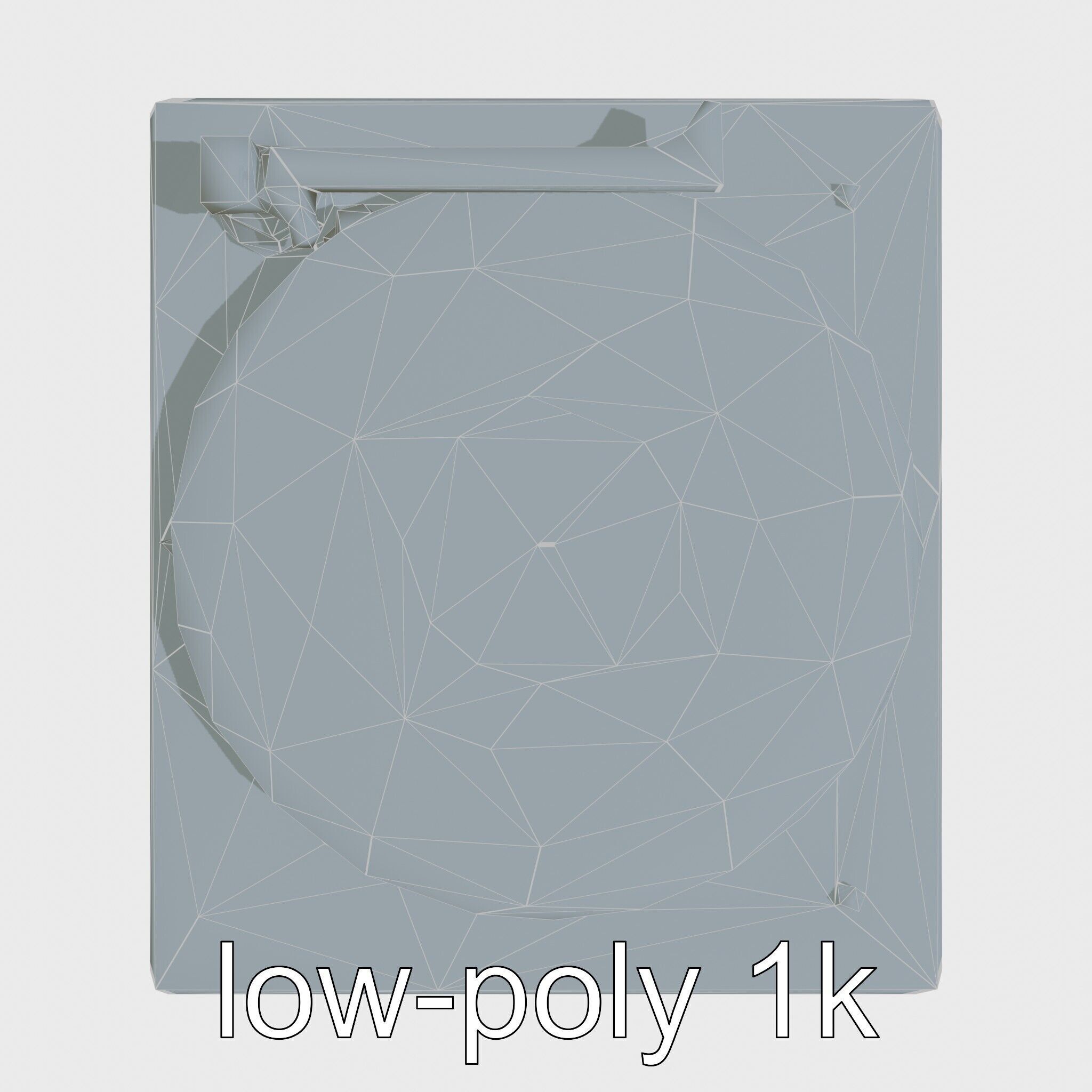 Turntable Vinyl Player with Digitization Feature Low-poly 3D model_26