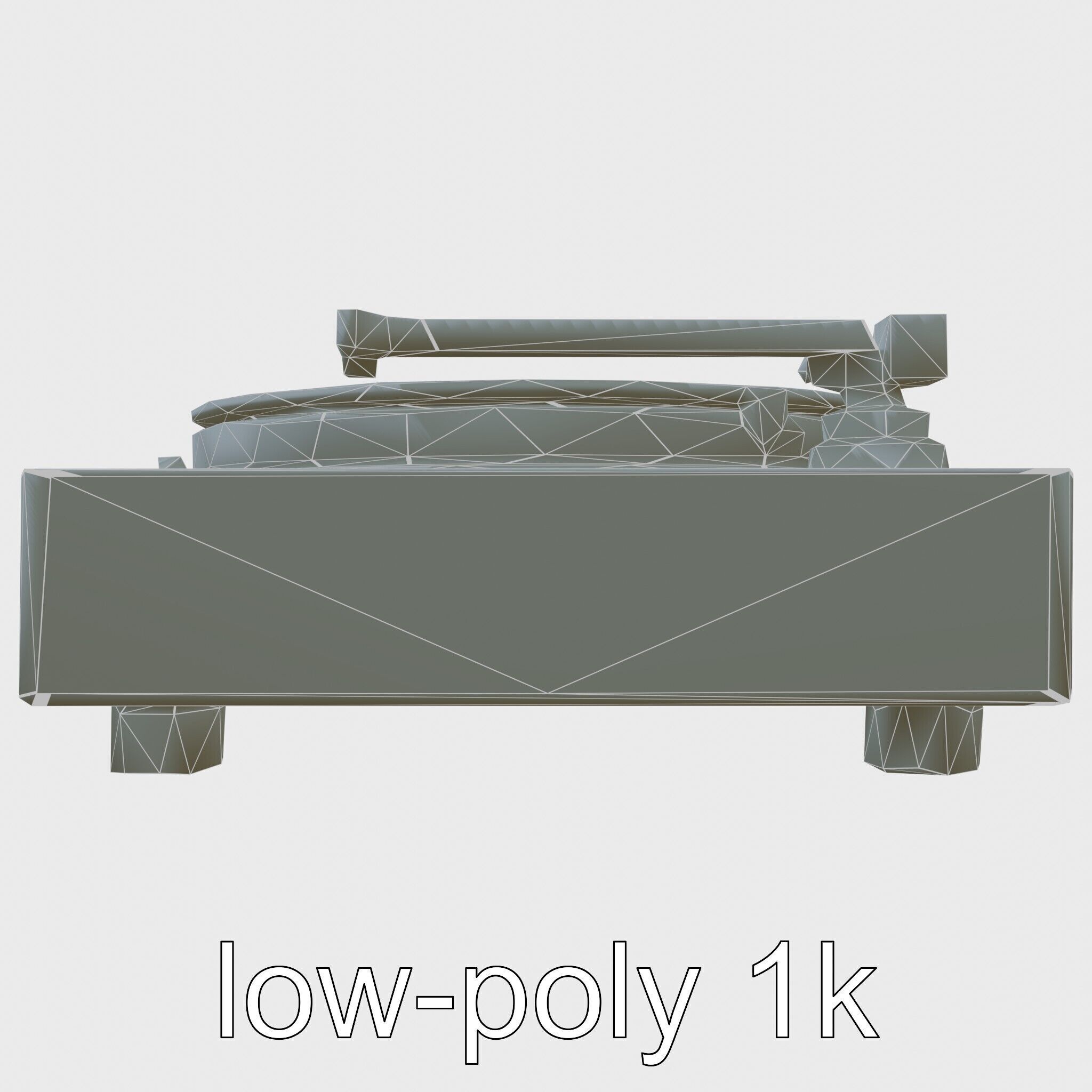 Turntable Vinyl Player with Digitization Feature Low-poly 3D model_10