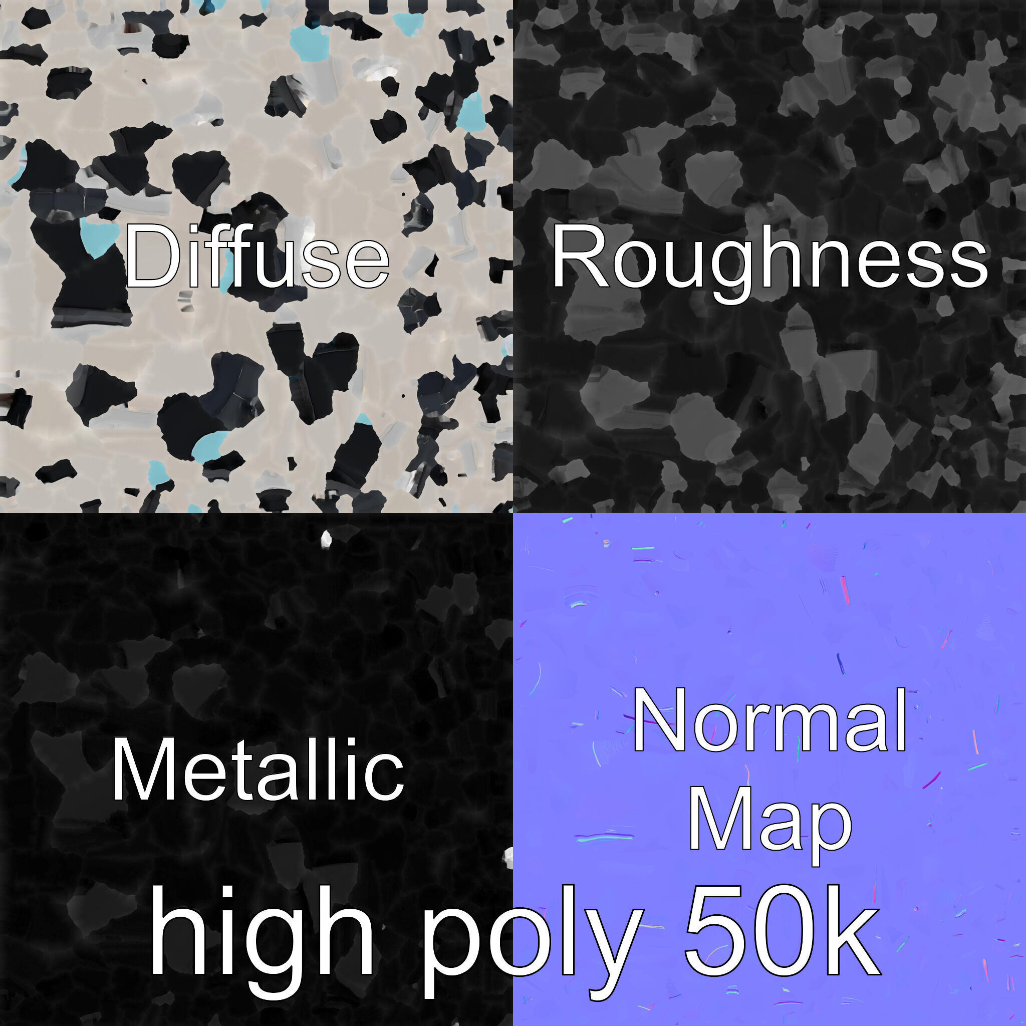 Turntable Vinyl Player with Digitization Feature Low-poly 3D model_33