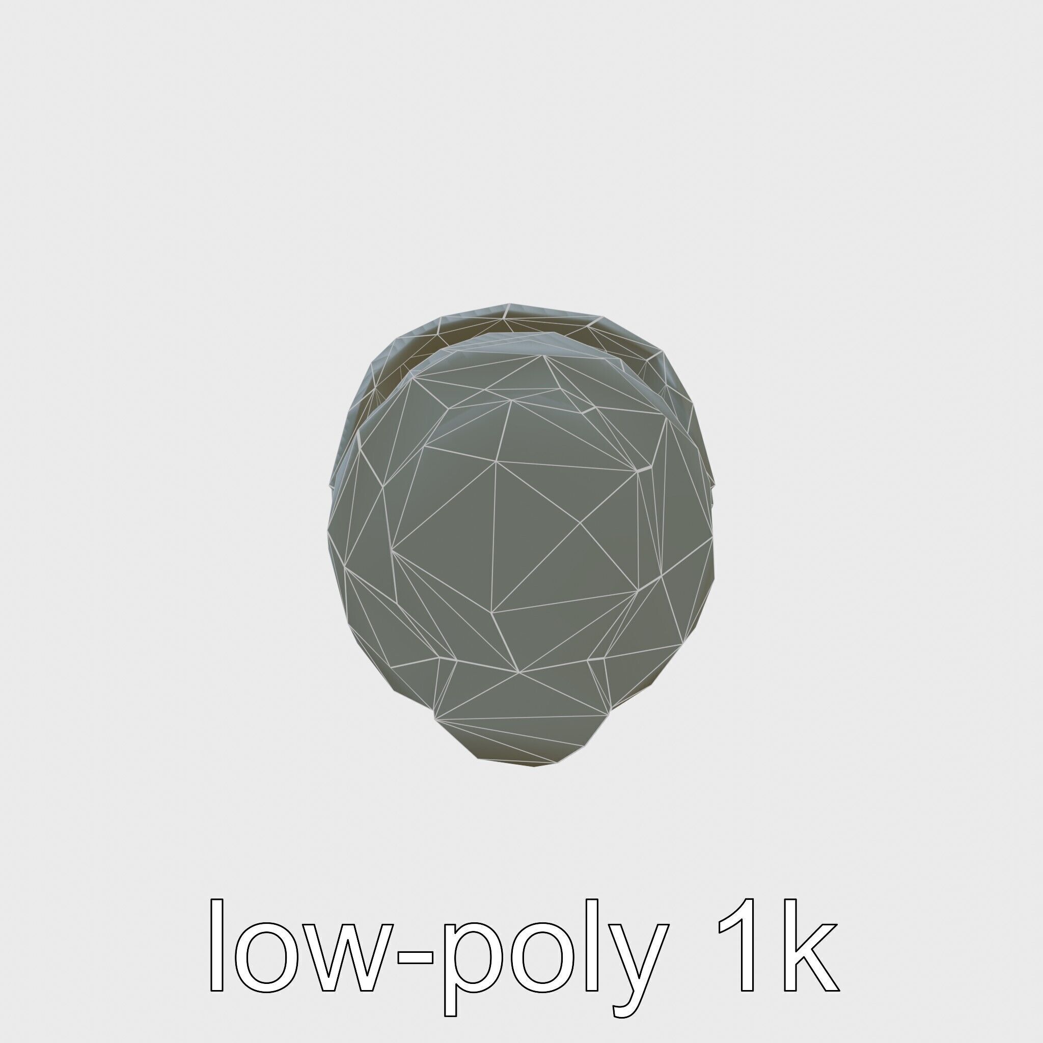 Advanced Security Camera Cybernetic System Low-poly 3D model_32