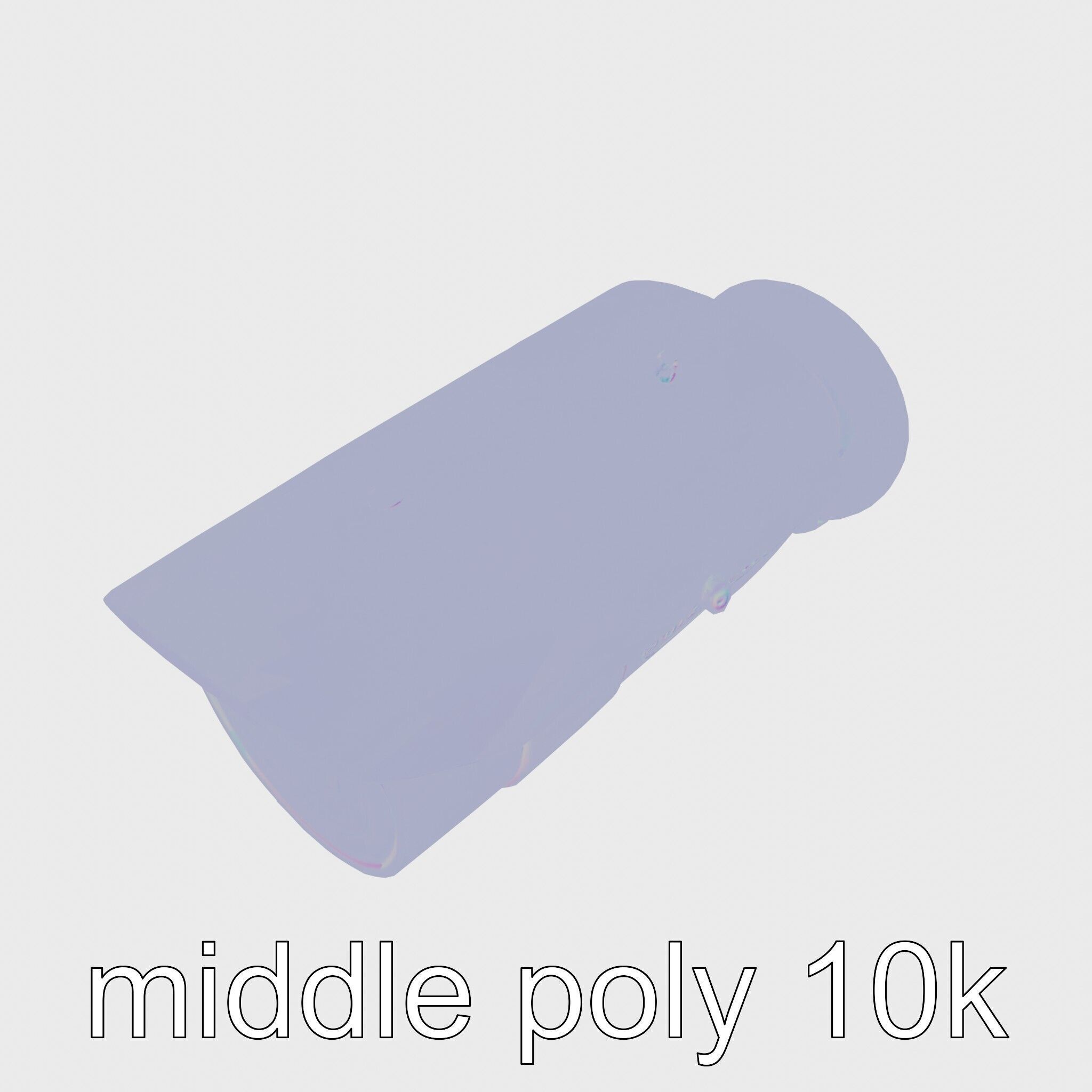 Advanced Security Camera Cybernetic System Low-poly 3D model_20