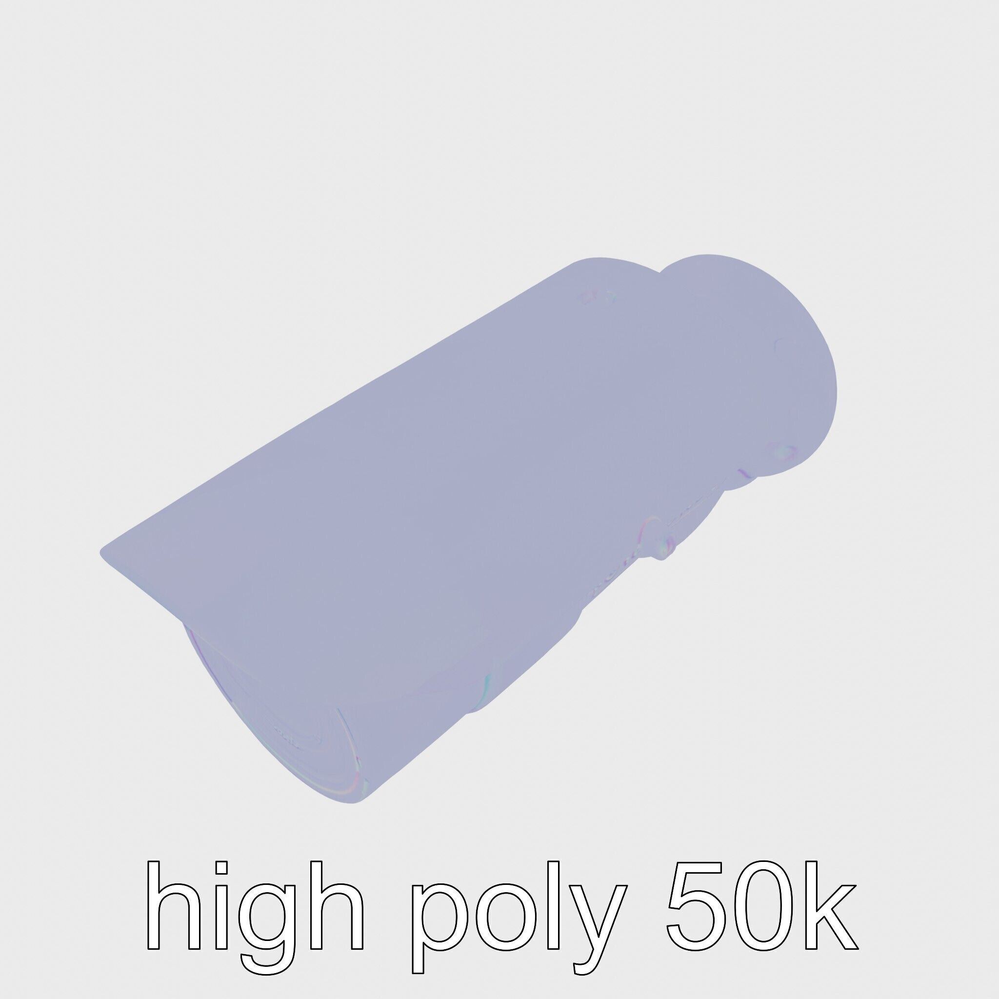 Advanced Security Camera Cybernetic System Low-poly 3D model_21