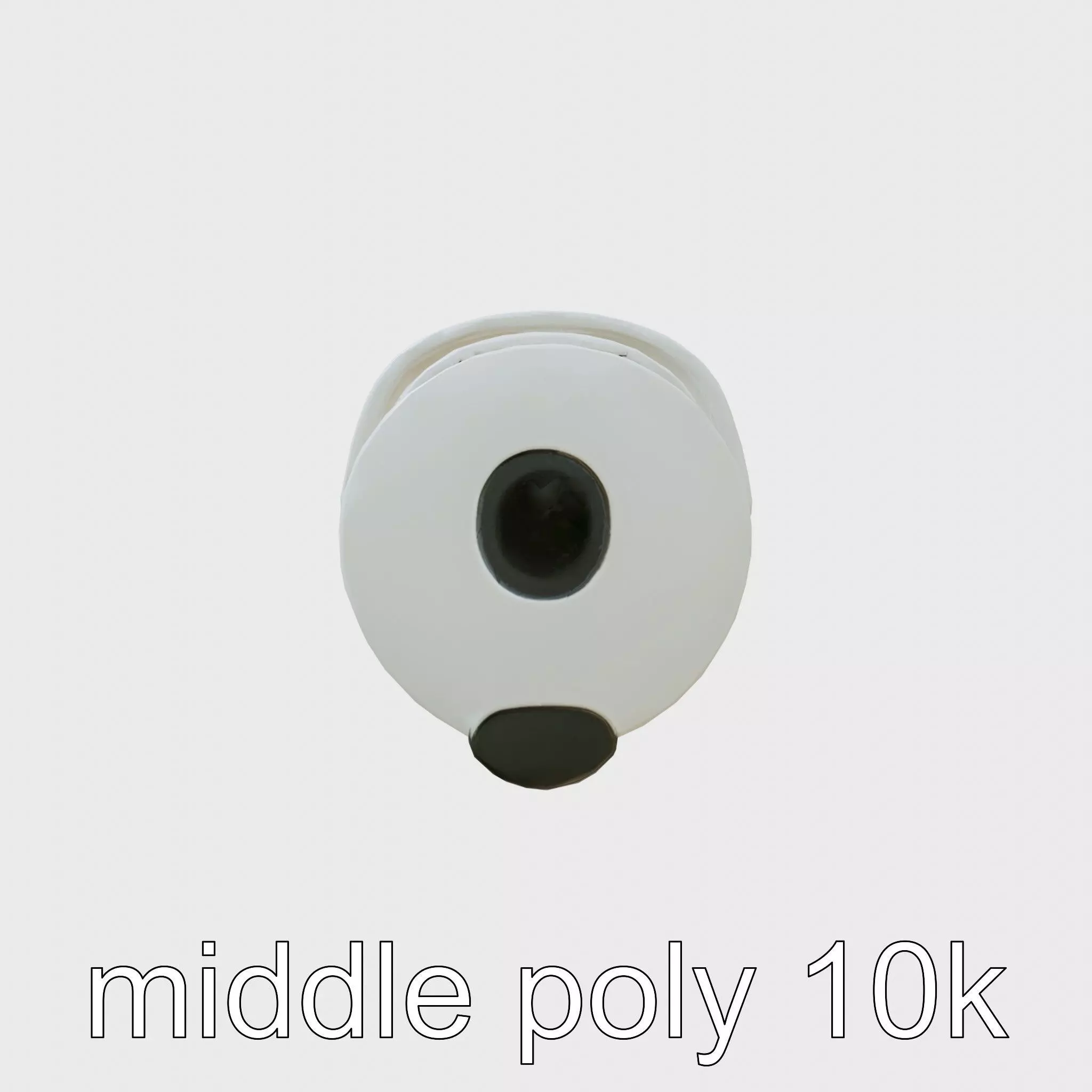 Advanced Security Camera Cybernetic System Low-poly 3D model_0