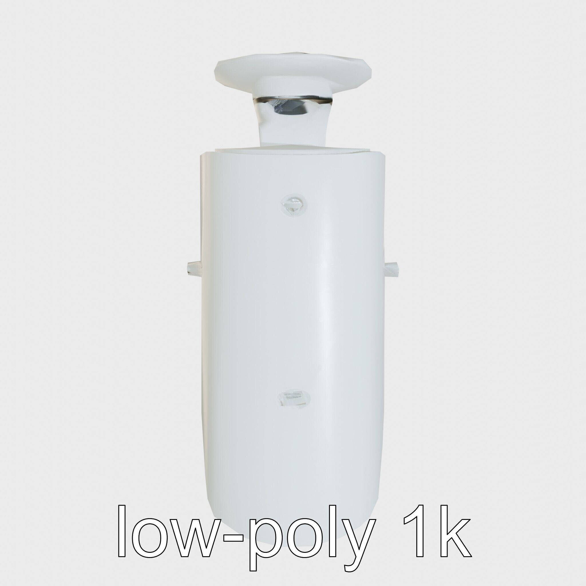 Advanced Security Camera Cybernetic System Low-poly 3D model_13