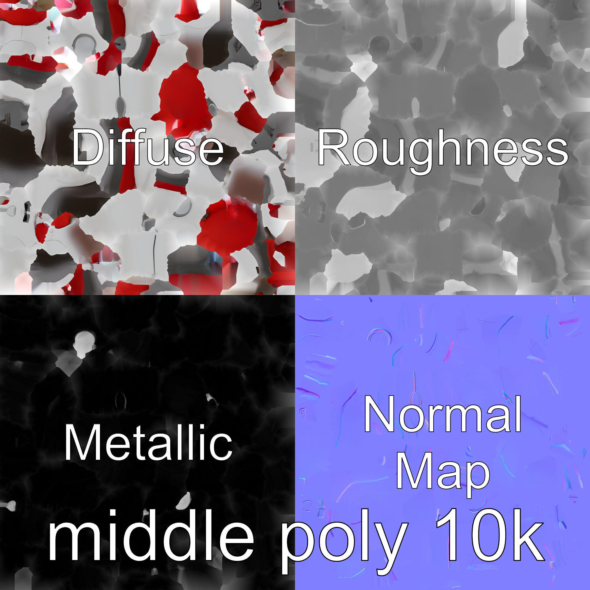 Robotic Muscle Massager with Multiple Modes Low-poly 3D model_33