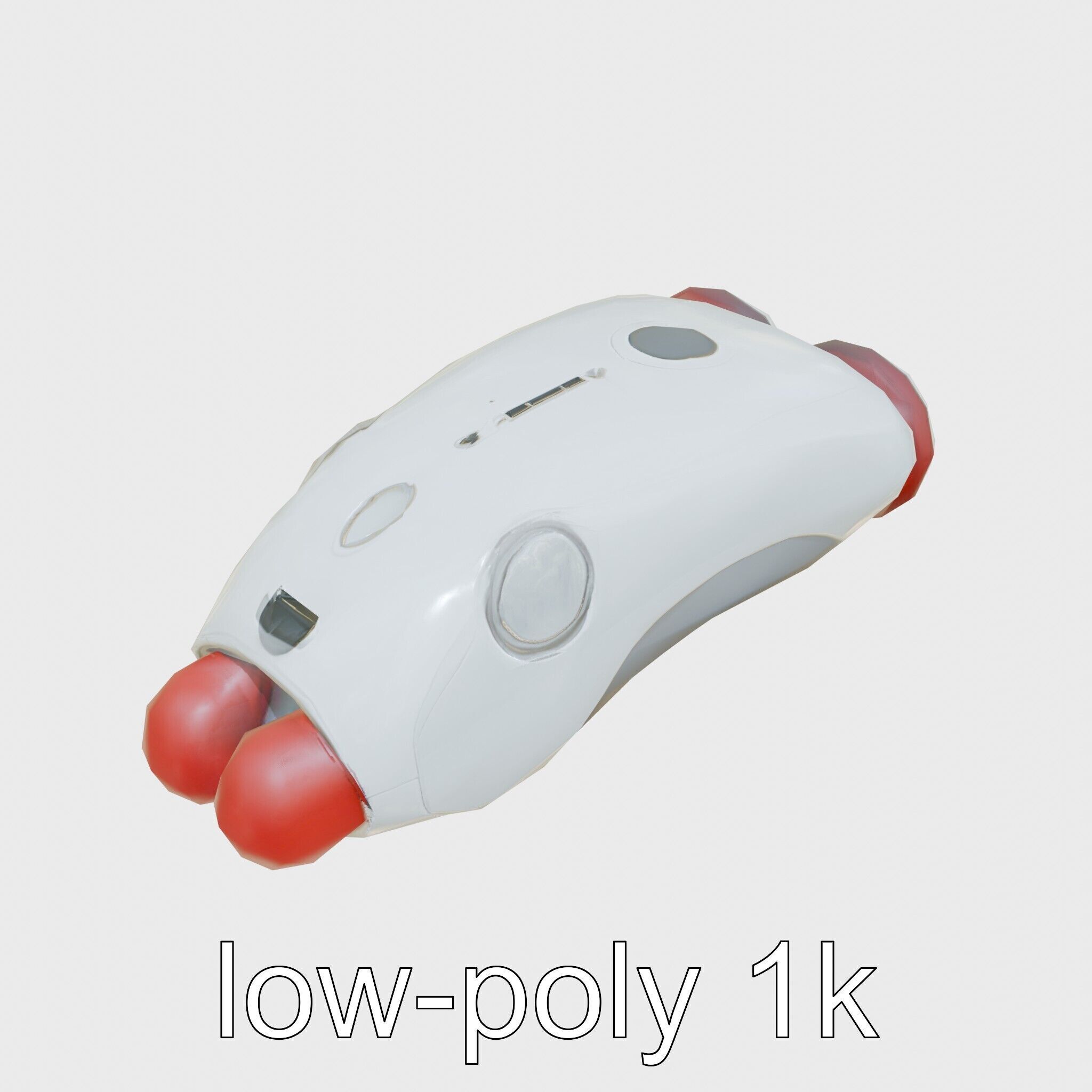 Robotic Muscle Massager with Multiple Modes Low-poly 3D model_28