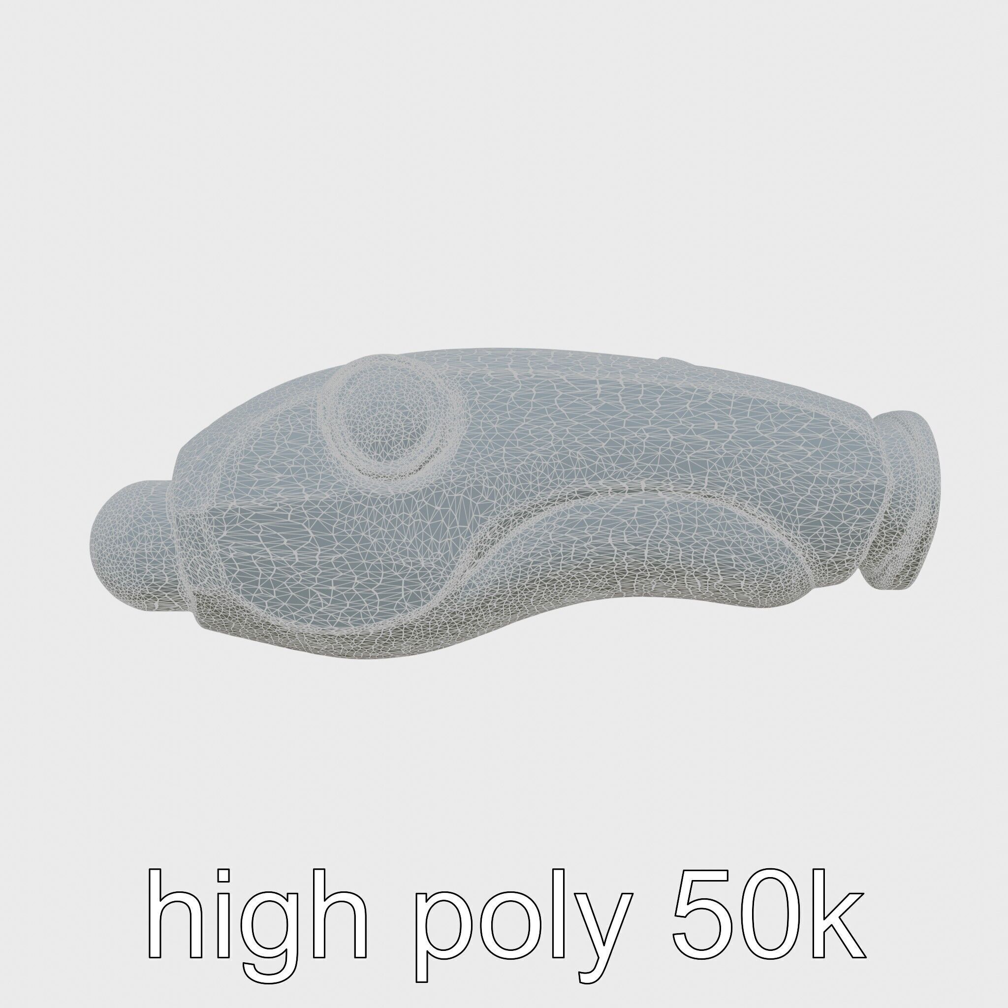 Robotic Muscle Massager with Multiple Modes Low-poly 3D model_23