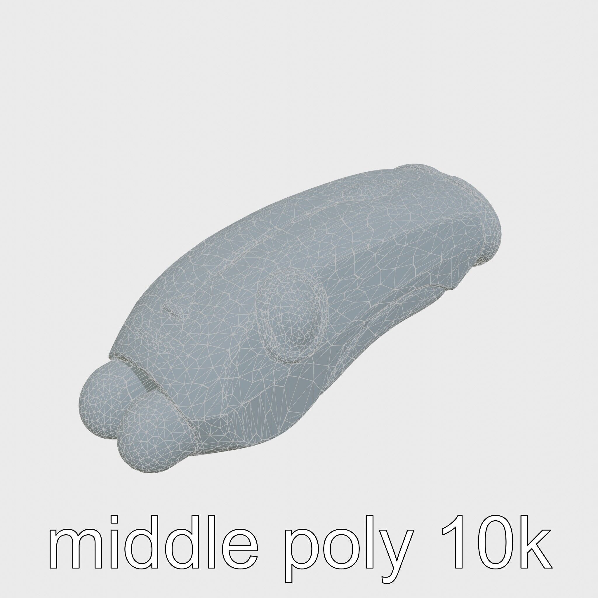 Robotic Muscle Massager with Multiple Modes Low-poly 3D model_32