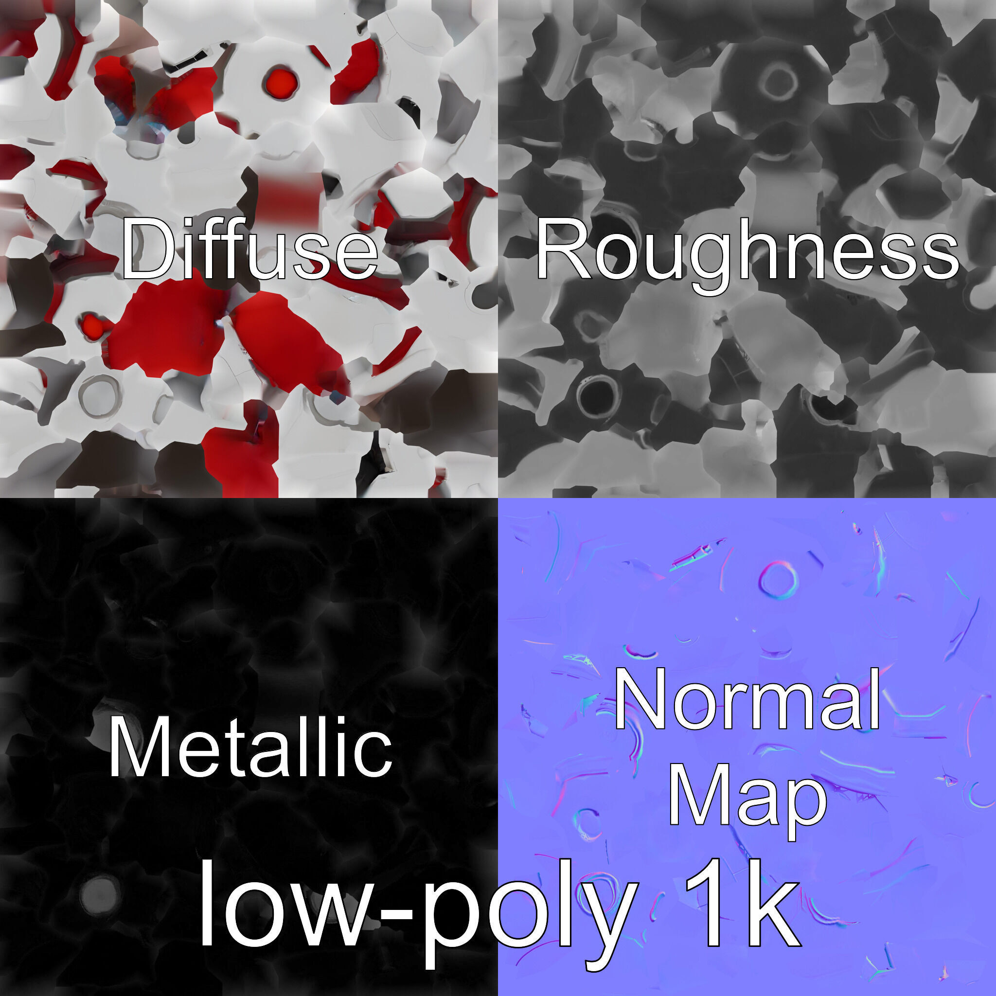 Robotic Muscle Massager with Multiple Modes Low-poly 3D model_4