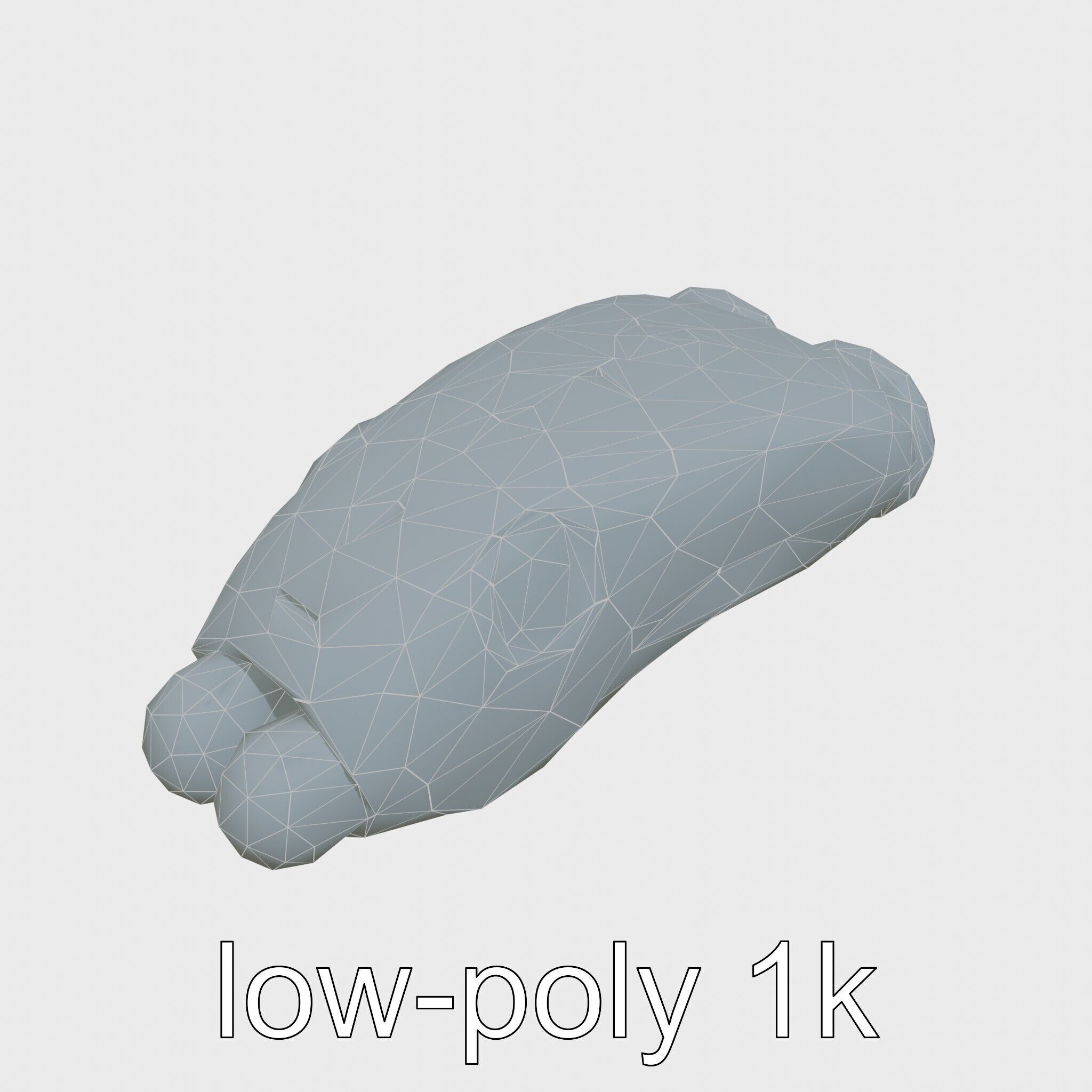 Robotic Muscle Massager with Multiple Modes Low-poly 3D model_31