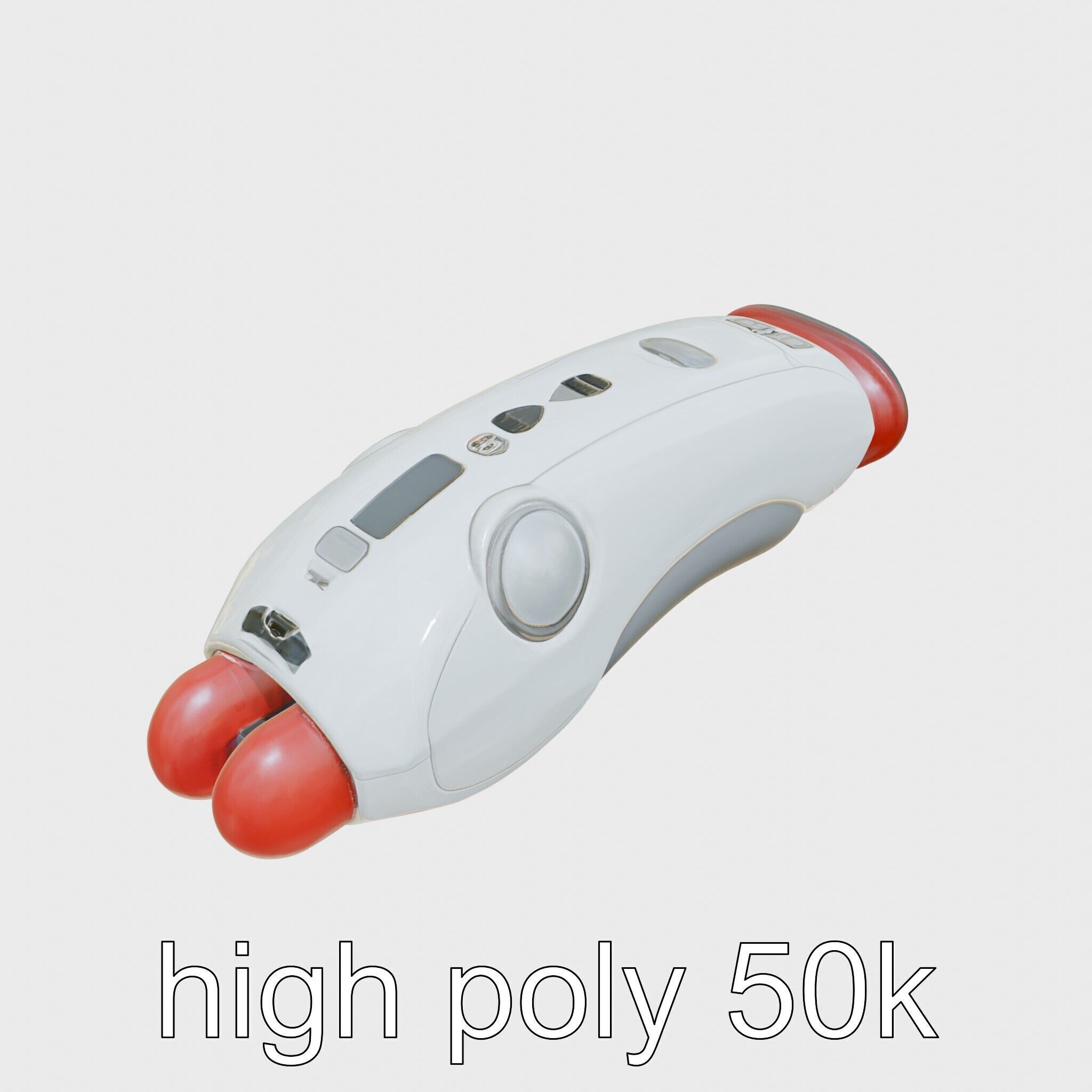 Robotic Muscle Massager with Multiple Modes Low-poly 3D model_11