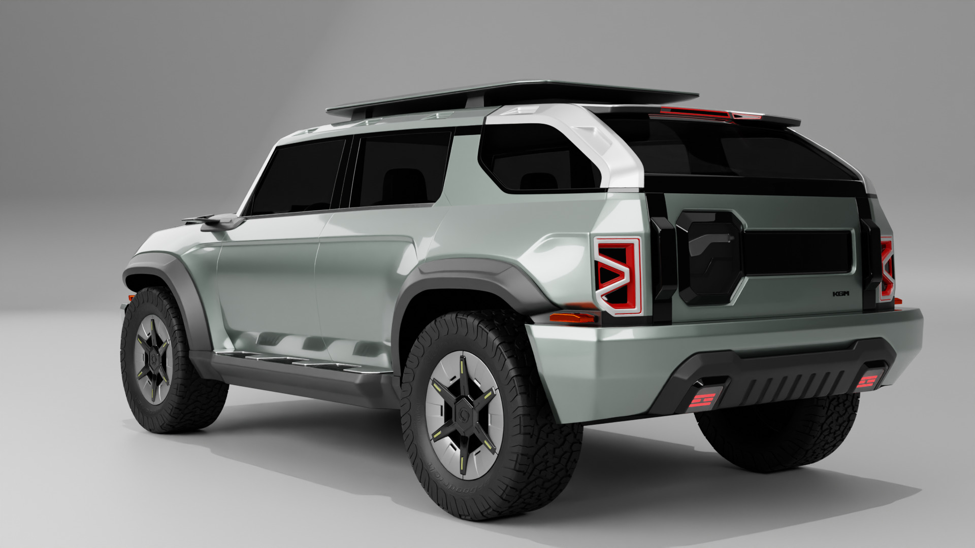 KGM-Ssang Yong- F-100 3D model_2