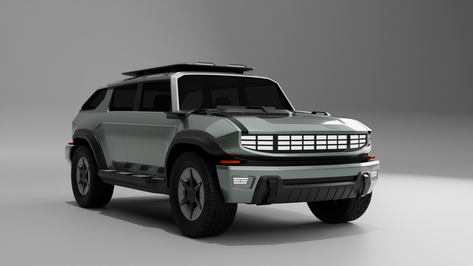 KGM-Ssang Yong- F-100 3D model_3