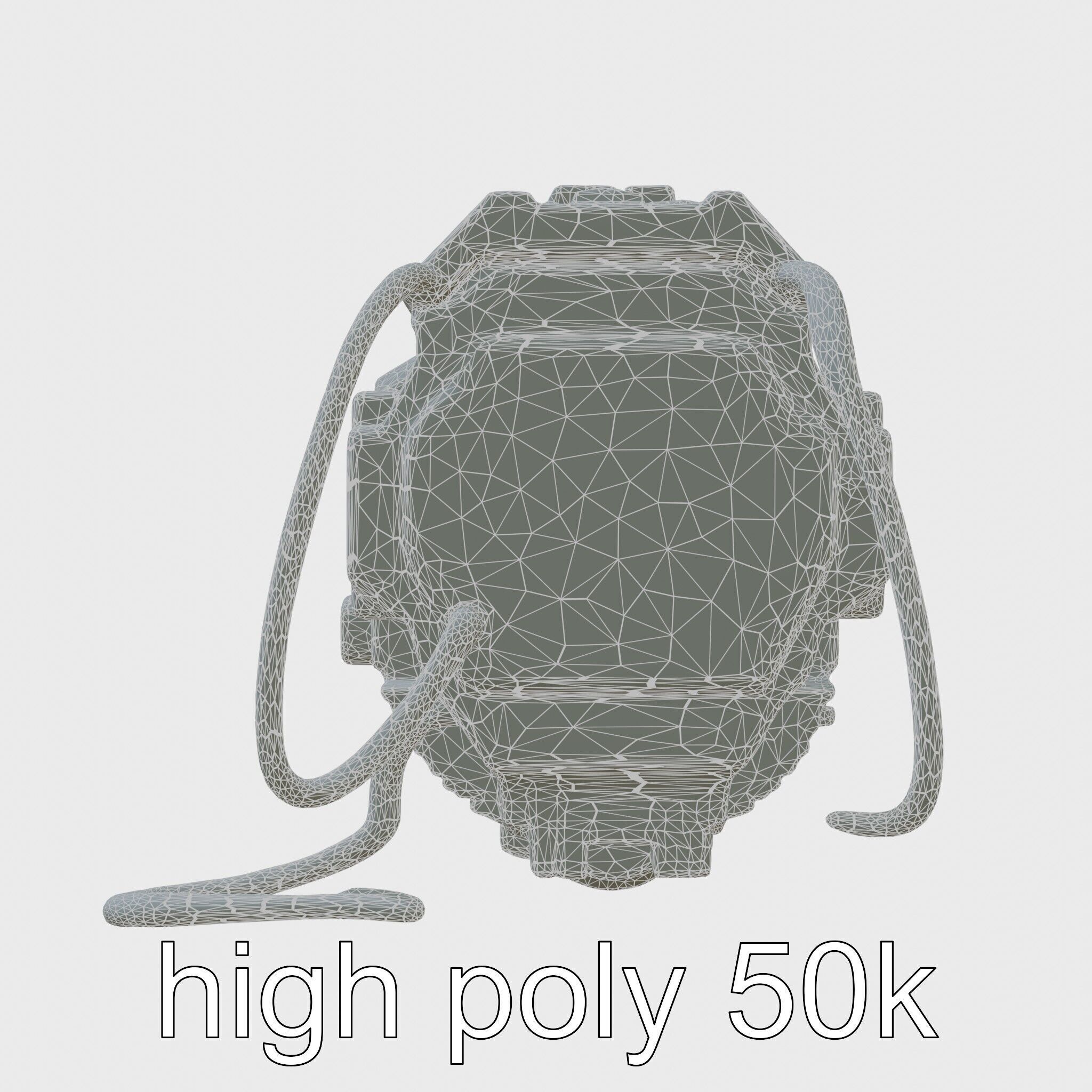 Cyberpunk Home Security System with Integrated Intrusion Traps Low-poly 3D model_24