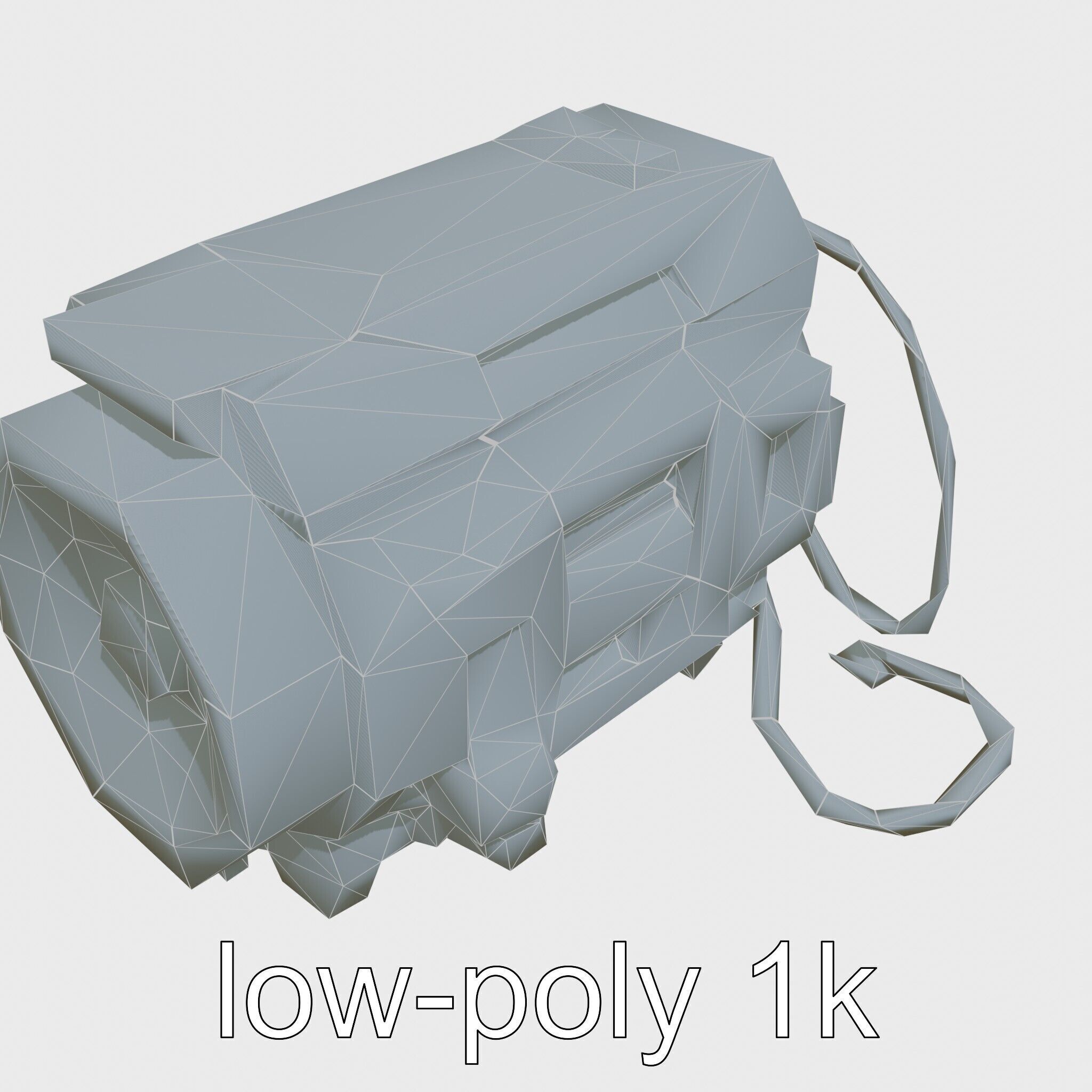 Cyberpunk Home Security System with Integrated Intrusion Traps Low-poly 3D model_20