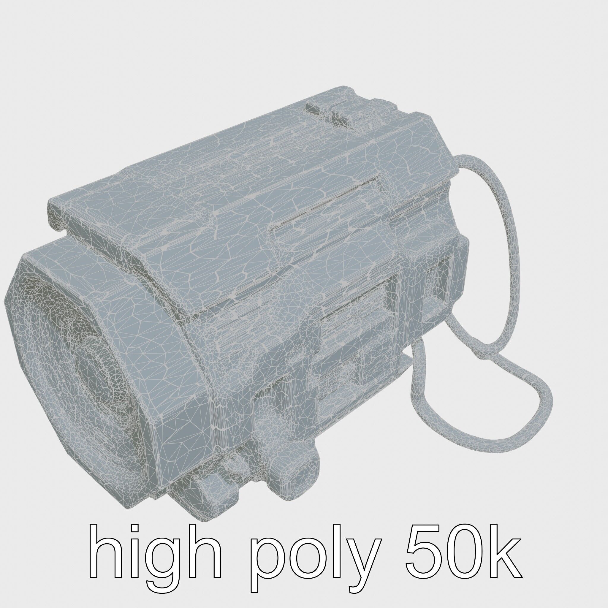 Cyberpunk Home Security System with Integrated Intrusion Traps Low-poly 3D model_30