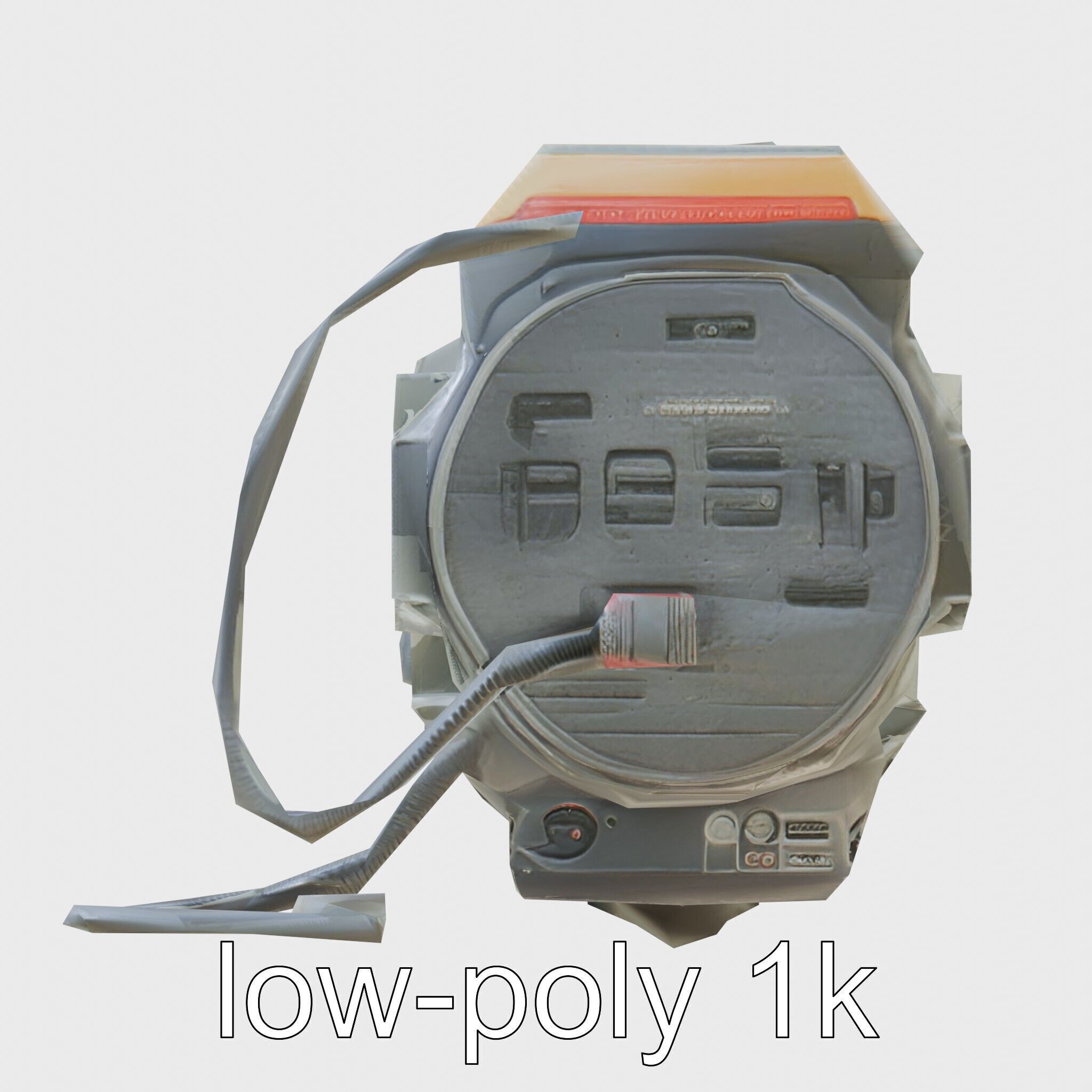 Cyberpunk Home Security System with Integrated Intrusion Traps Low-poly 3D model_7