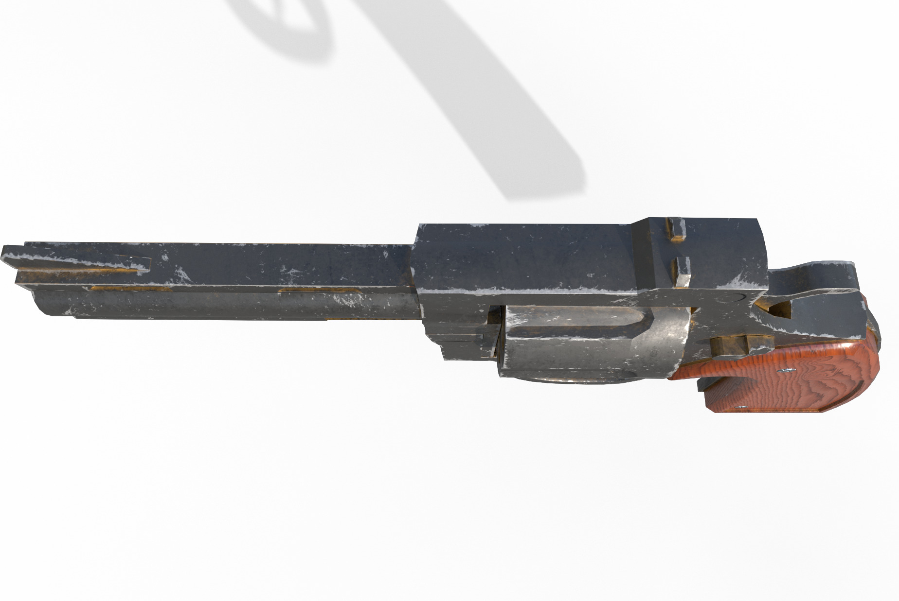 Revolver 3D model Bundle Low-poly 3D model_8