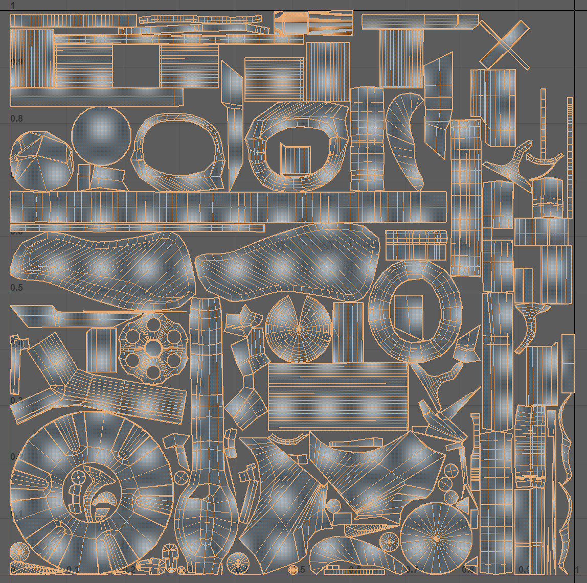 Revolver 3D model Bundle Low-poly 3D model_16