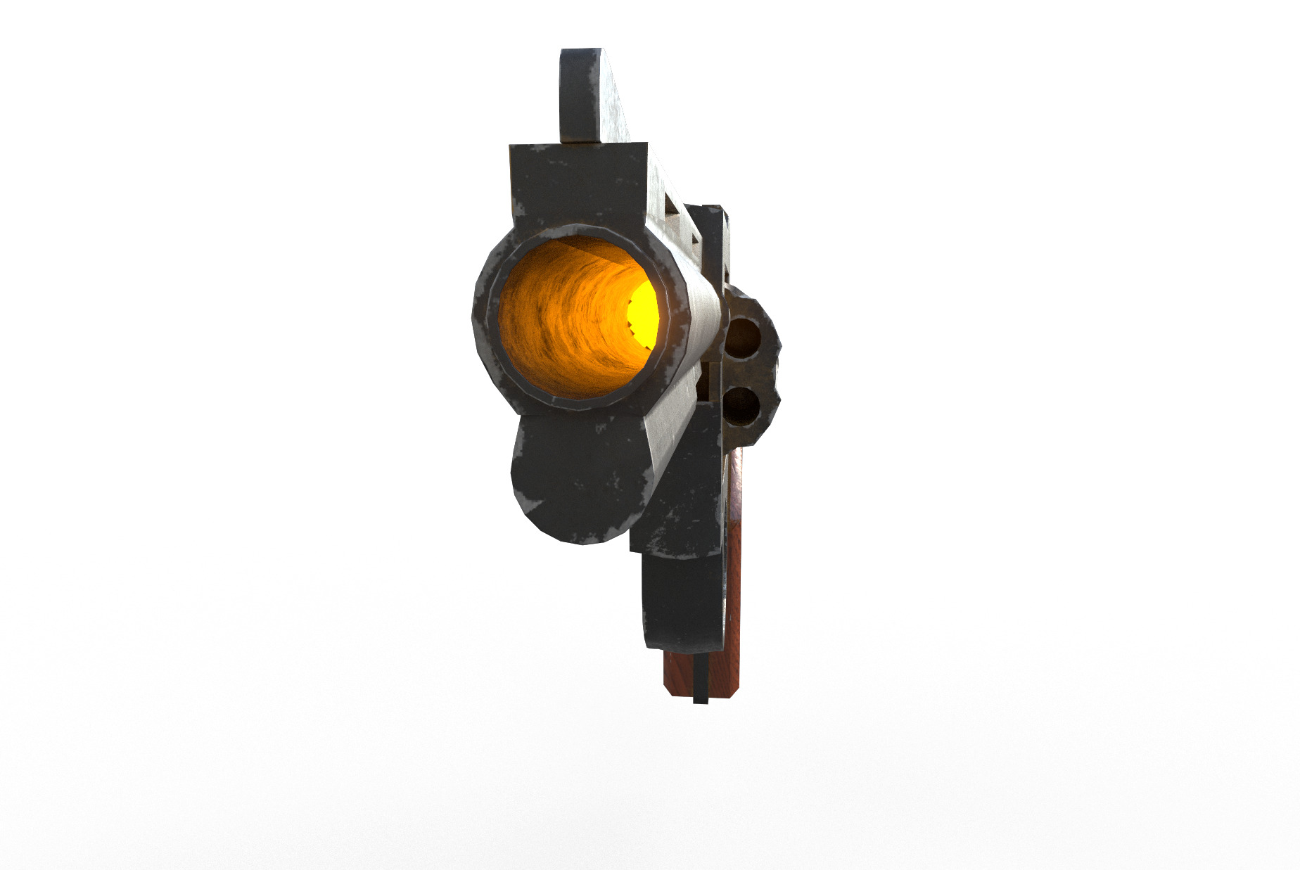 Revolver 3D model Bundle Low-poly 3D model_7