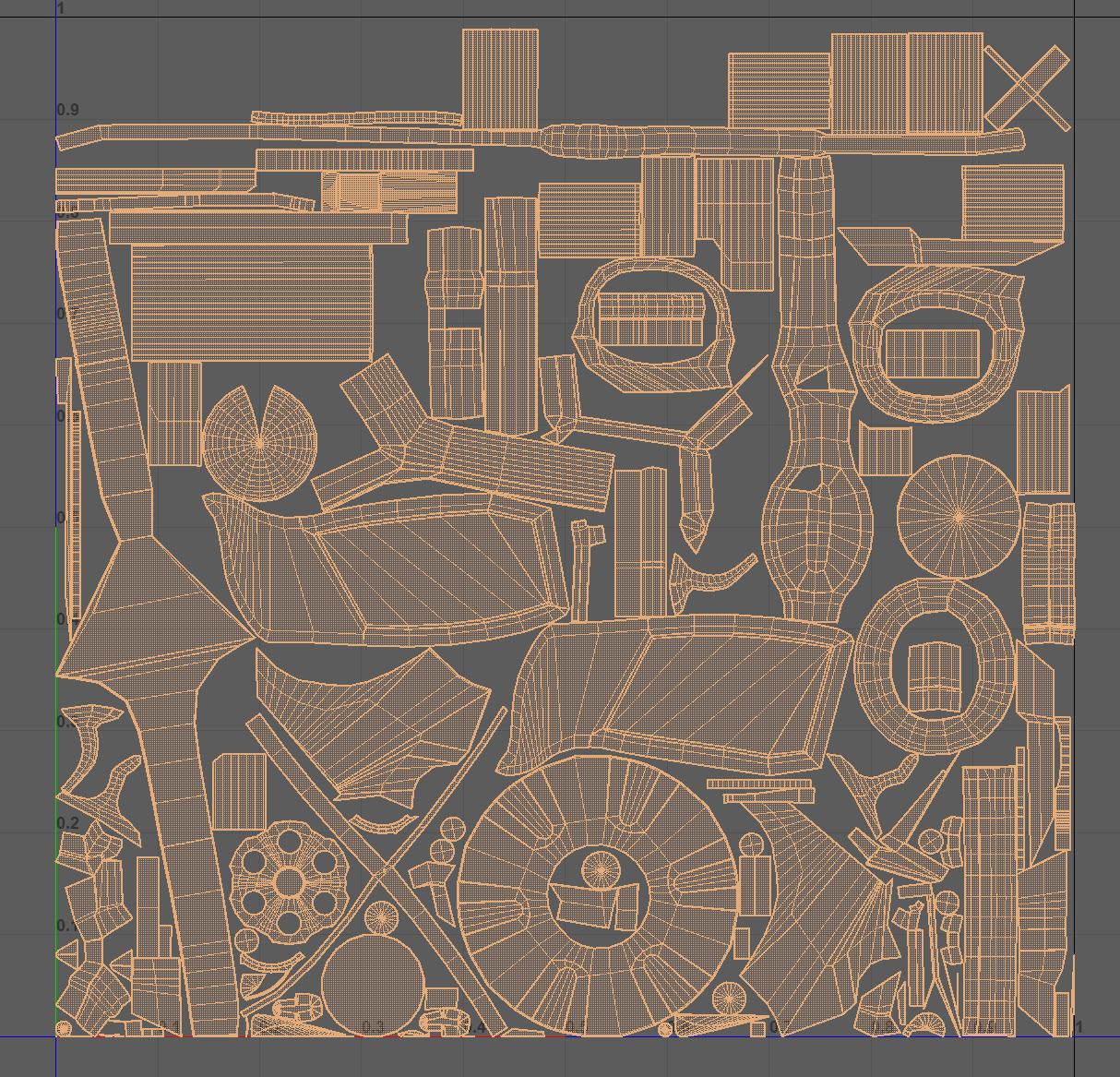 Revolver 3D model Bundle Low-poly 3D model_17