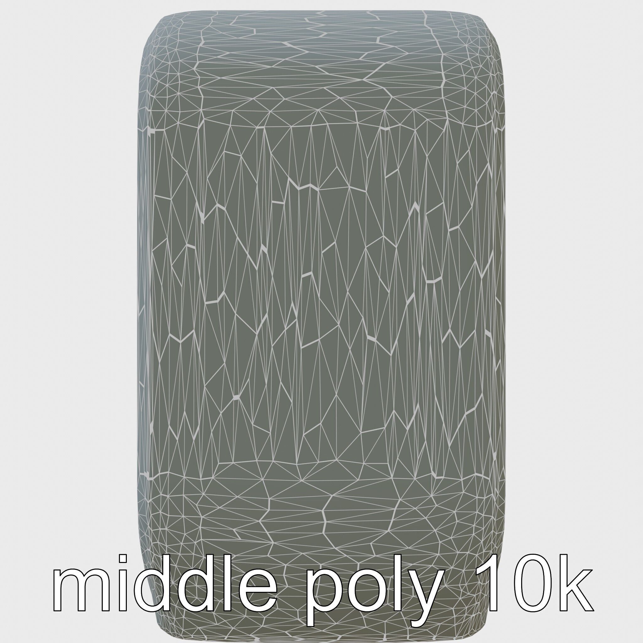 Cybernetic Pet Care System Auto Feeding and Cleaning Unit Low-poly 3D model_9