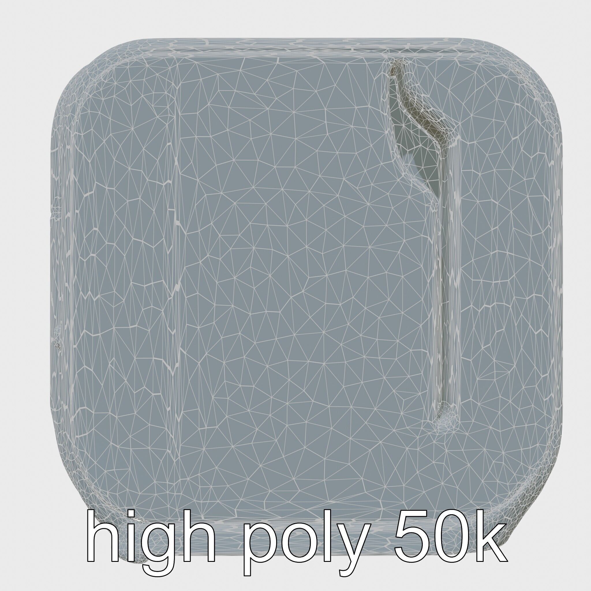 Cybernetic Pet Care System Auto Feeding and Cleaning Unit Low-poly 3D model_8