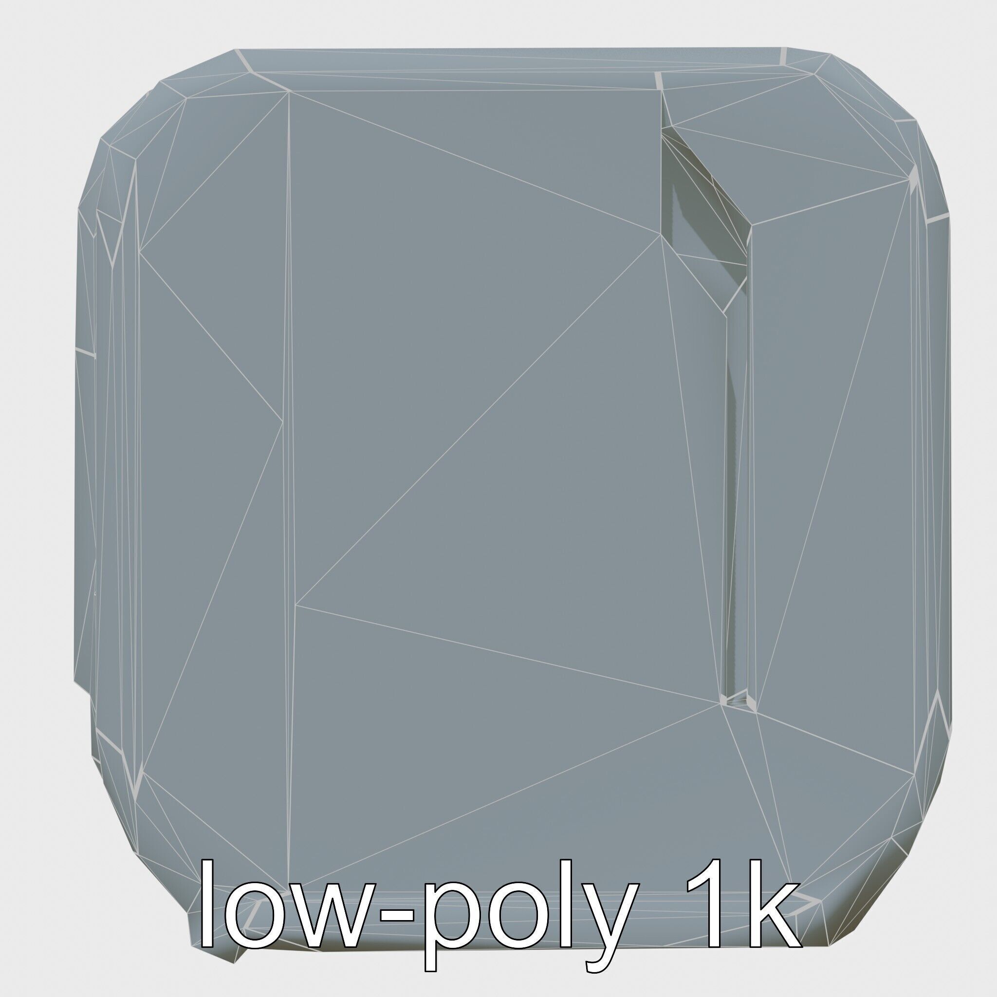 Cybernetic Pet Care System Auto Feeding and Cleaning Unit Low-poly 3D model_10