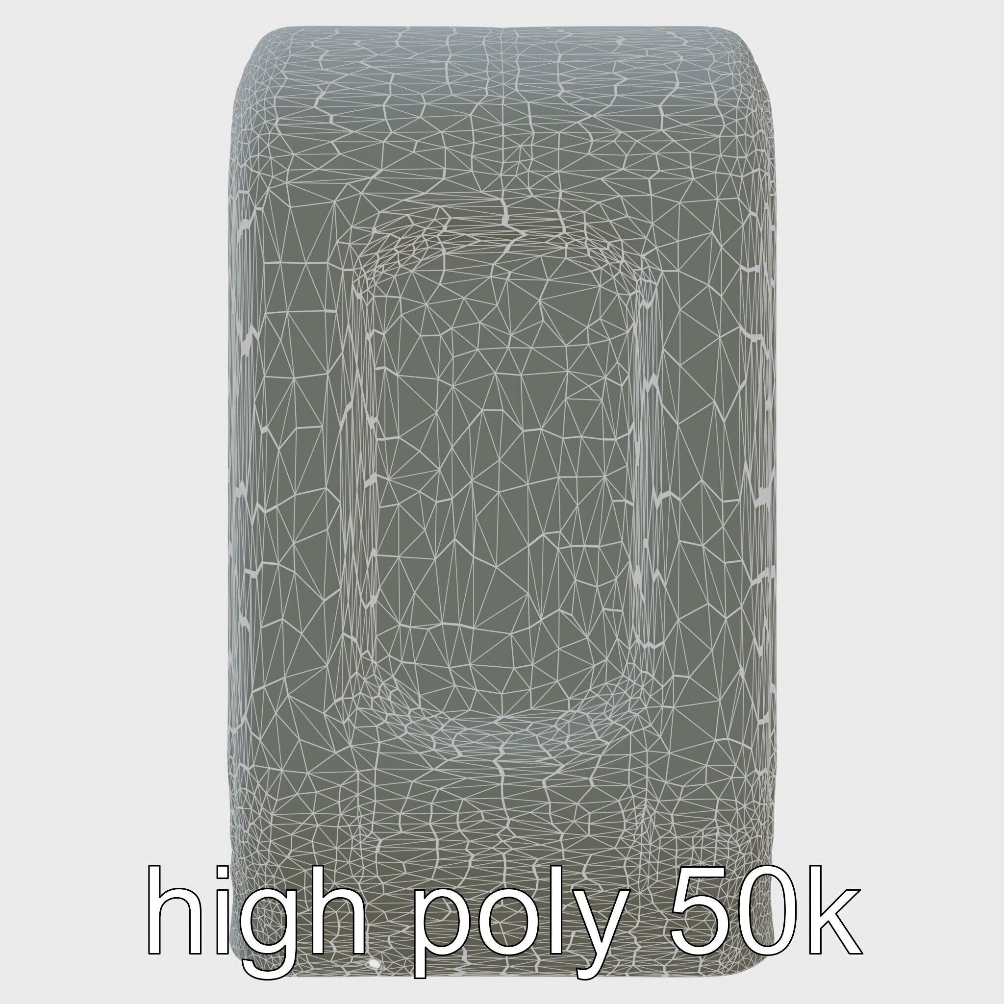 Cybernetic Pet Care System Auto Feeding and Cleaning Unit Low-poly 3D model_32