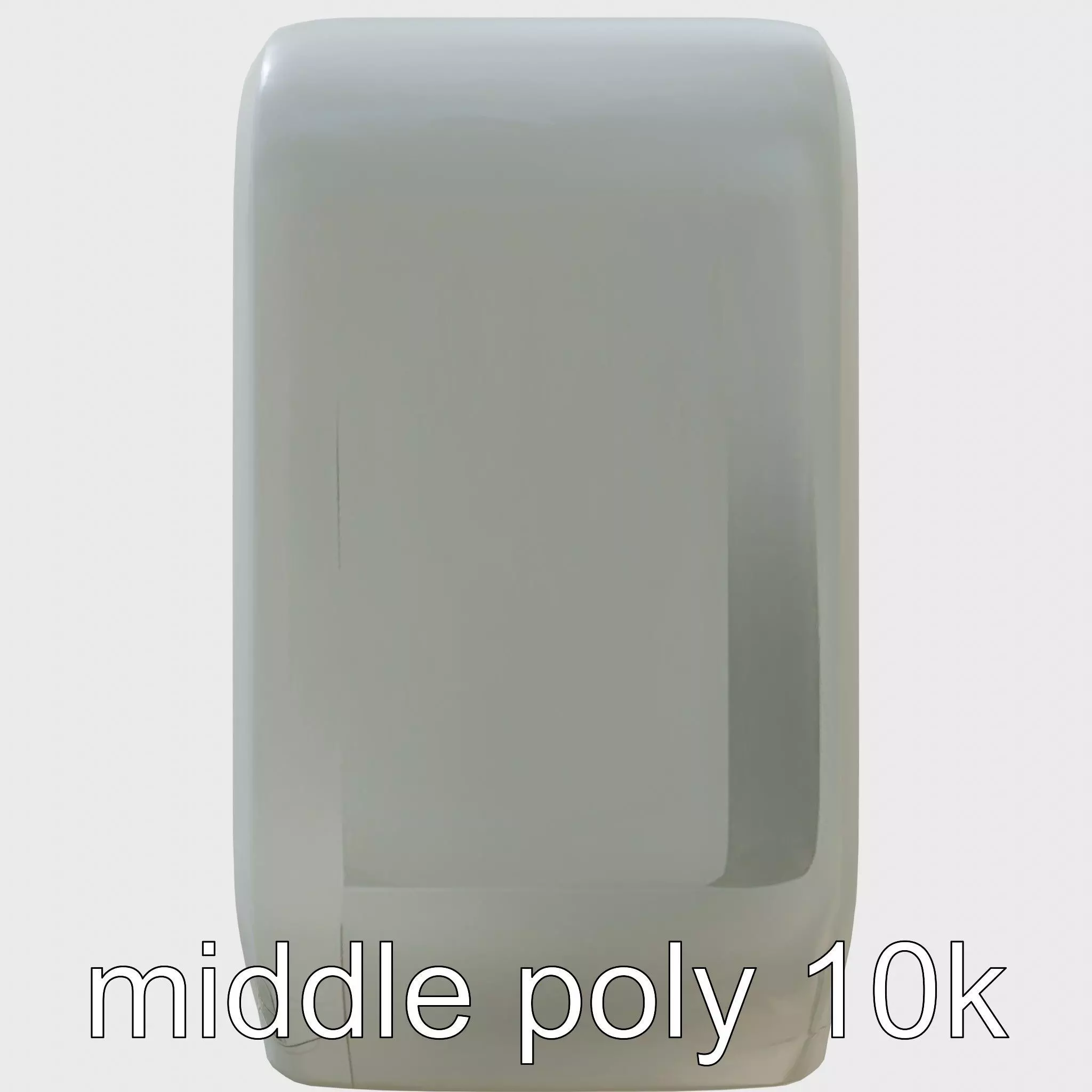 Cybernetic Pet Care System Auto Feeding and Cleaning Unit Low-poly 3D model_0