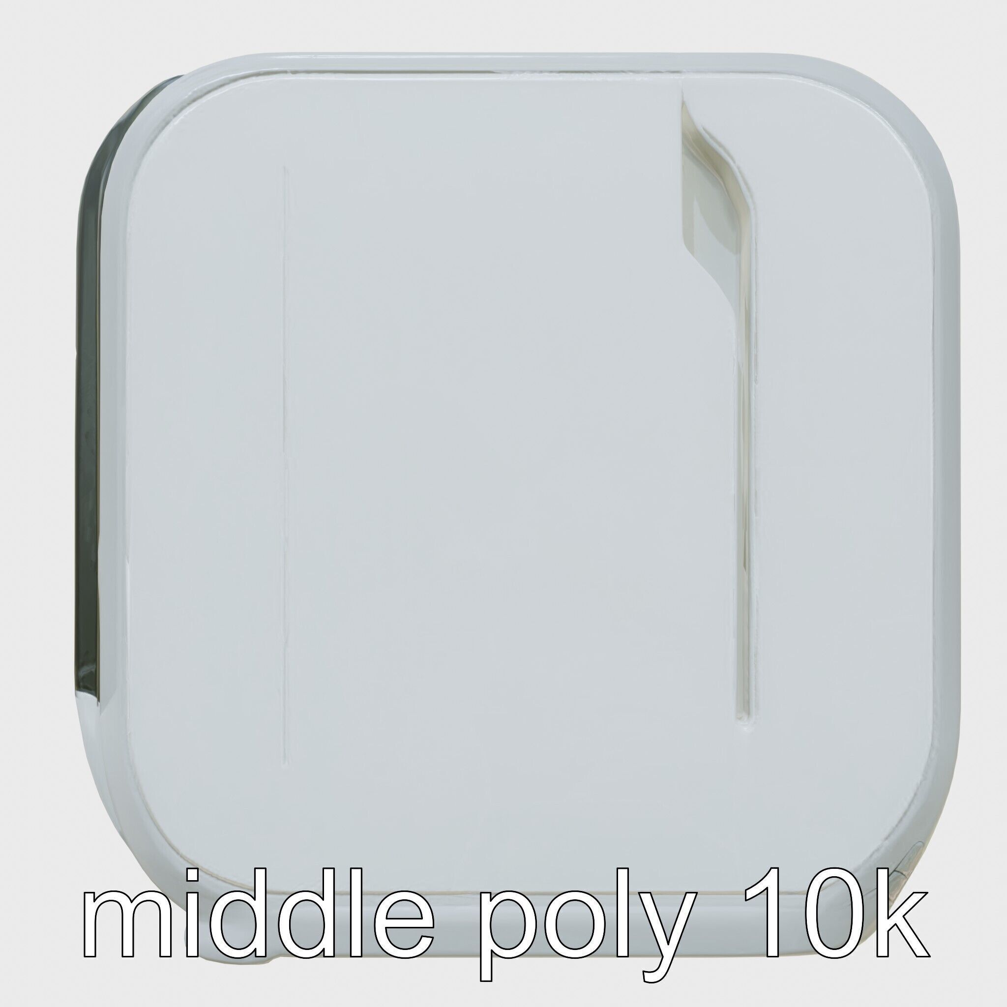 Cybernetic Pet Care System Auto Feeding and Cleaning Unit Low-poly 3D model_14