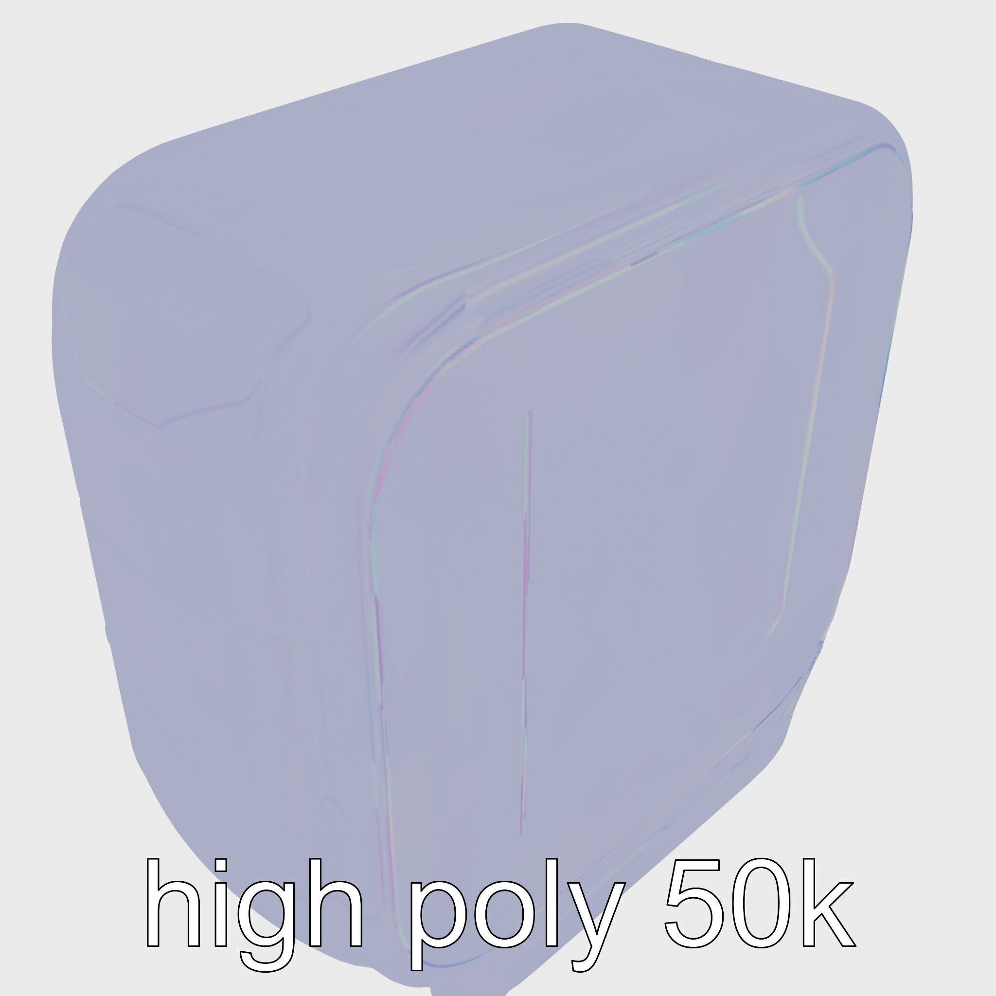 Cybernetic Pet Care System Auto Feeding and Cleaning Unit Low-poly 3D model_28