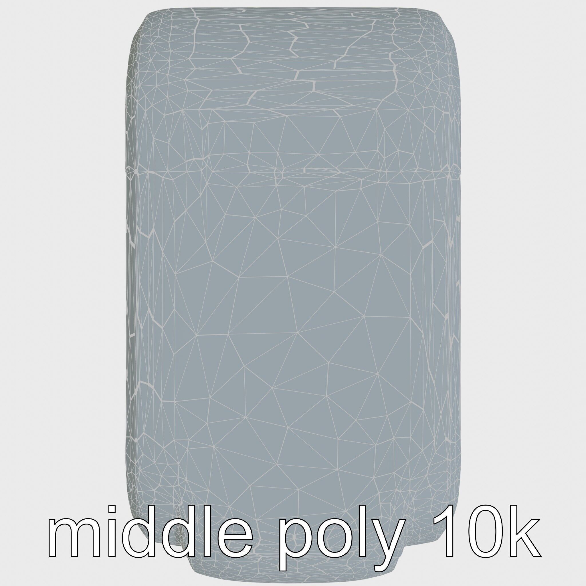 Cybernetic Pet Care System Auto Feeding and Cleaning Unit Low-poly 3D model_31