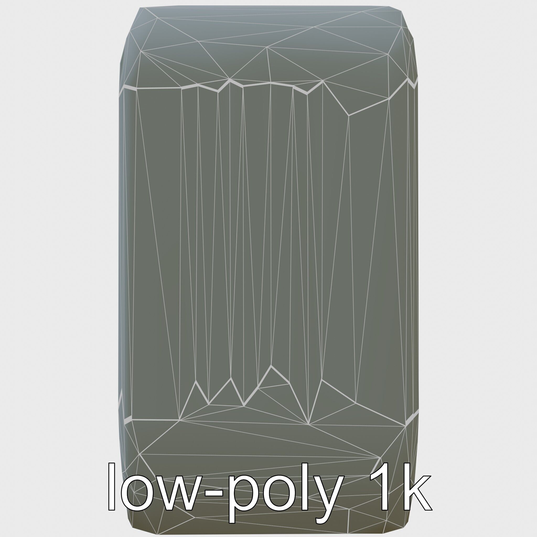 Cybernetic Pet Care System Auto Feeding and Cleaning Unit Low-poly 3D model_23