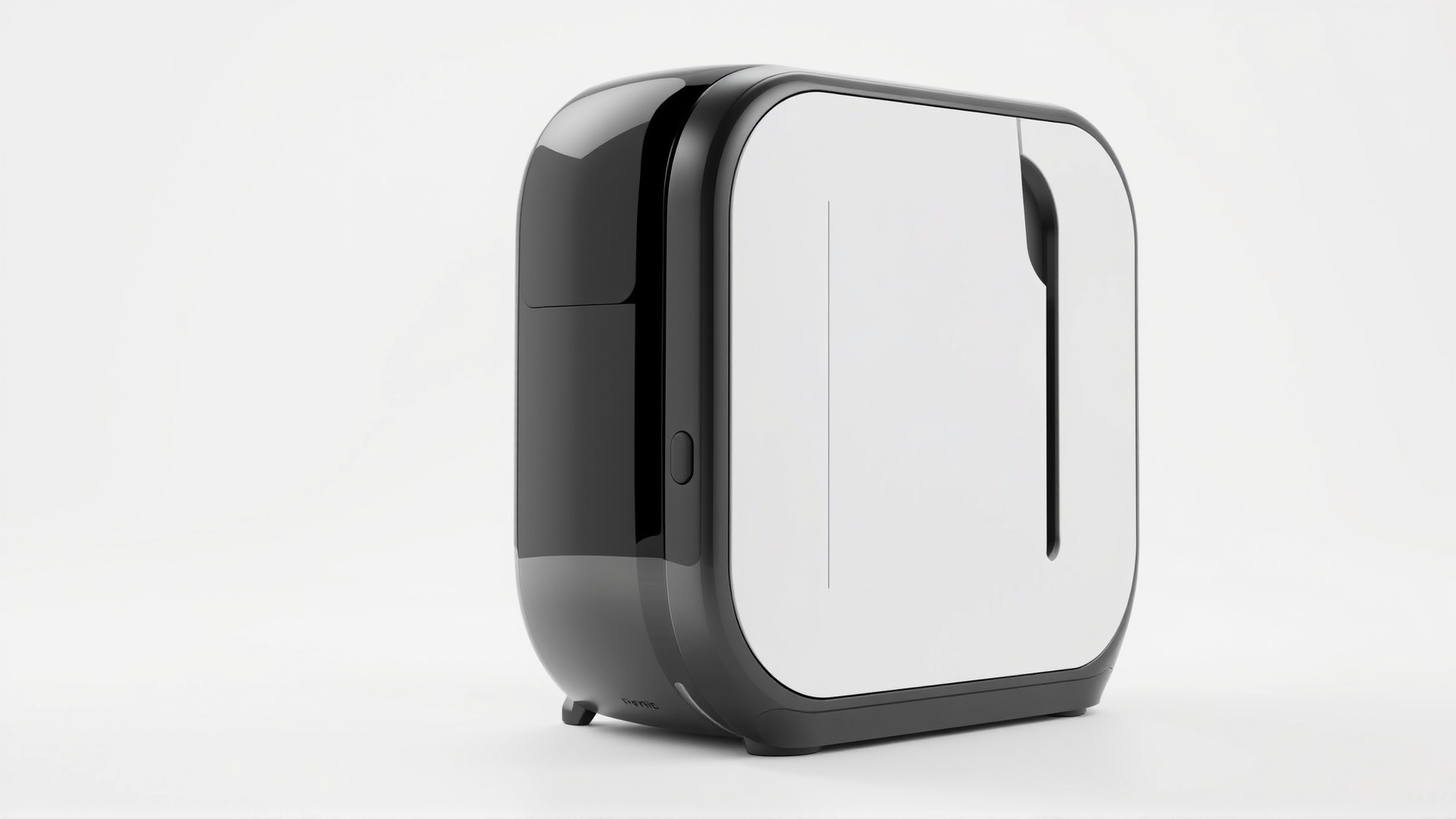 Cybernetic Pet Care System Auto Feeding and Cleaning Unit Low-poly 3D model_6