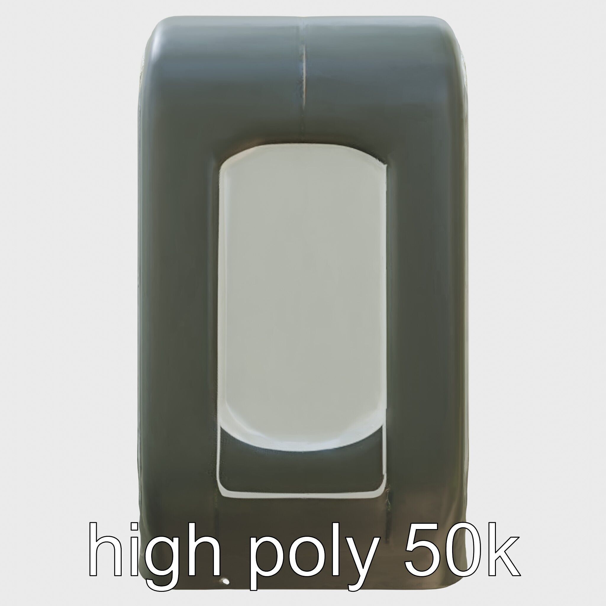 Cybernetic Pet Care System Auto Feeding and Cleaning Unit Low-poly 3D model_20