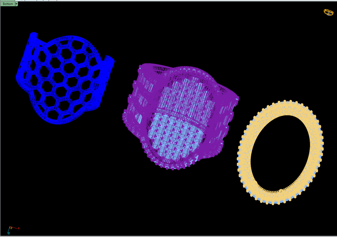 Custom Oval Shape Signet Ring - Oval Hiphop Ring 3D print model_17