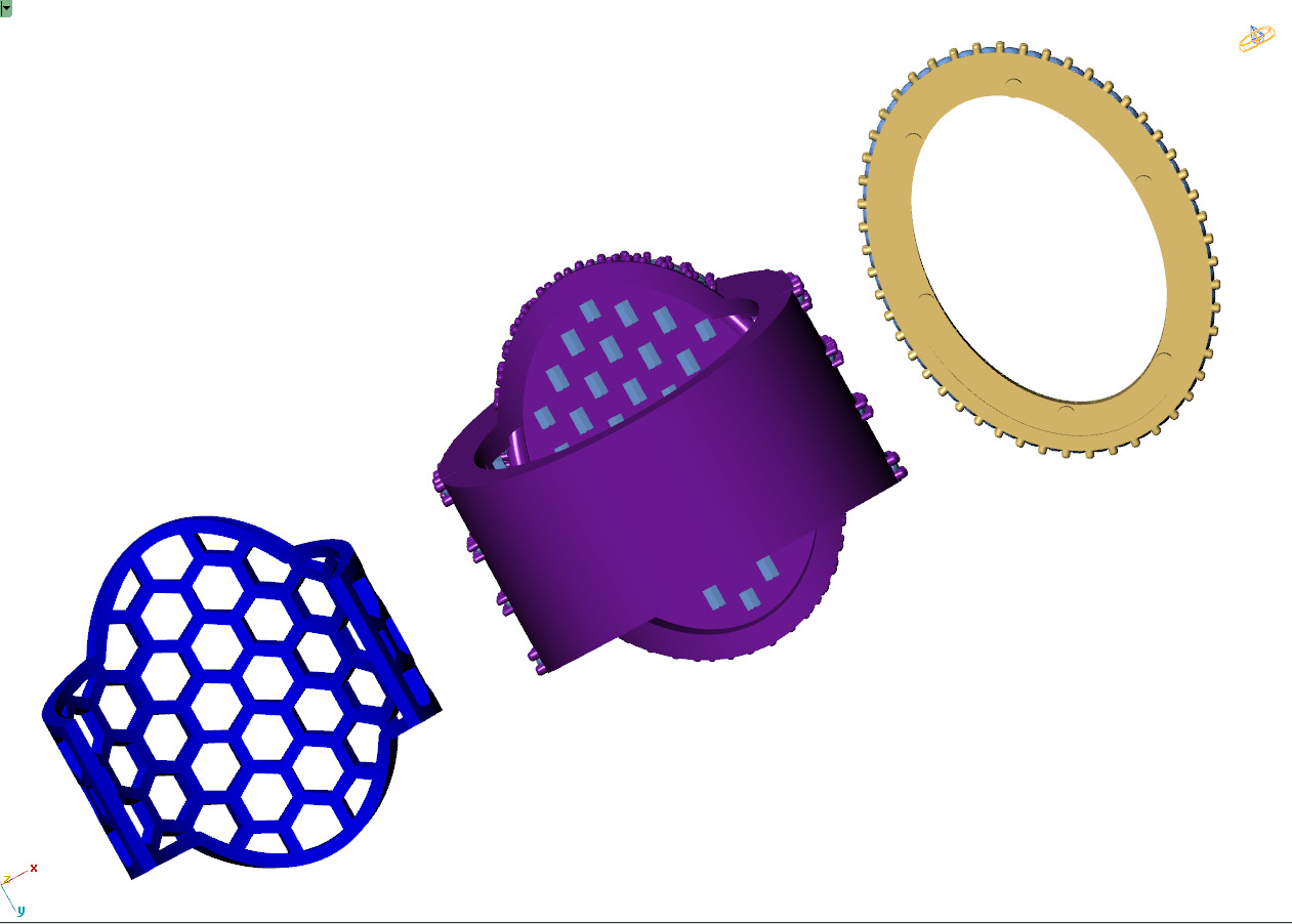 Custom Oval Shape Signet Ring - Oval Hiphop Ring 3D print model_15