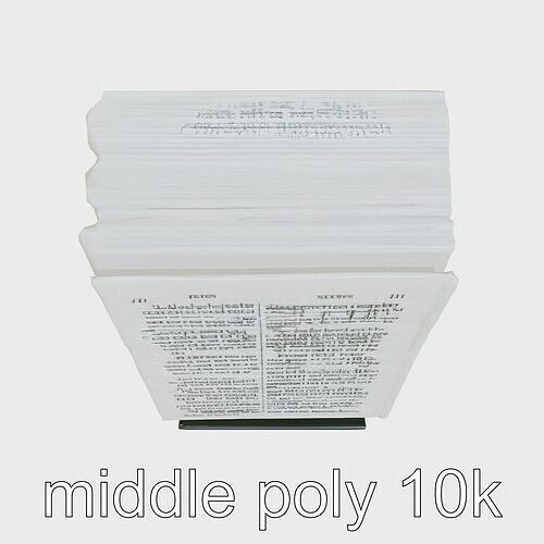 Adjustable Mechanical Book Holder Low-poly 3D model