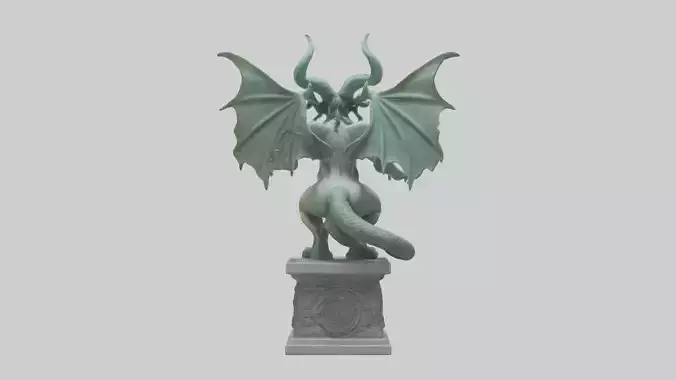 Gorgon statue model