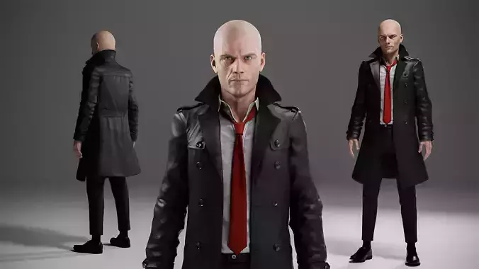 Fully Rigged Realistic 3D Male Character Low-poly 3D model
