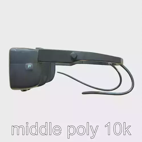 Bionic Virtual Reality Glasses with Immersive Interface Low-poly 3D model
