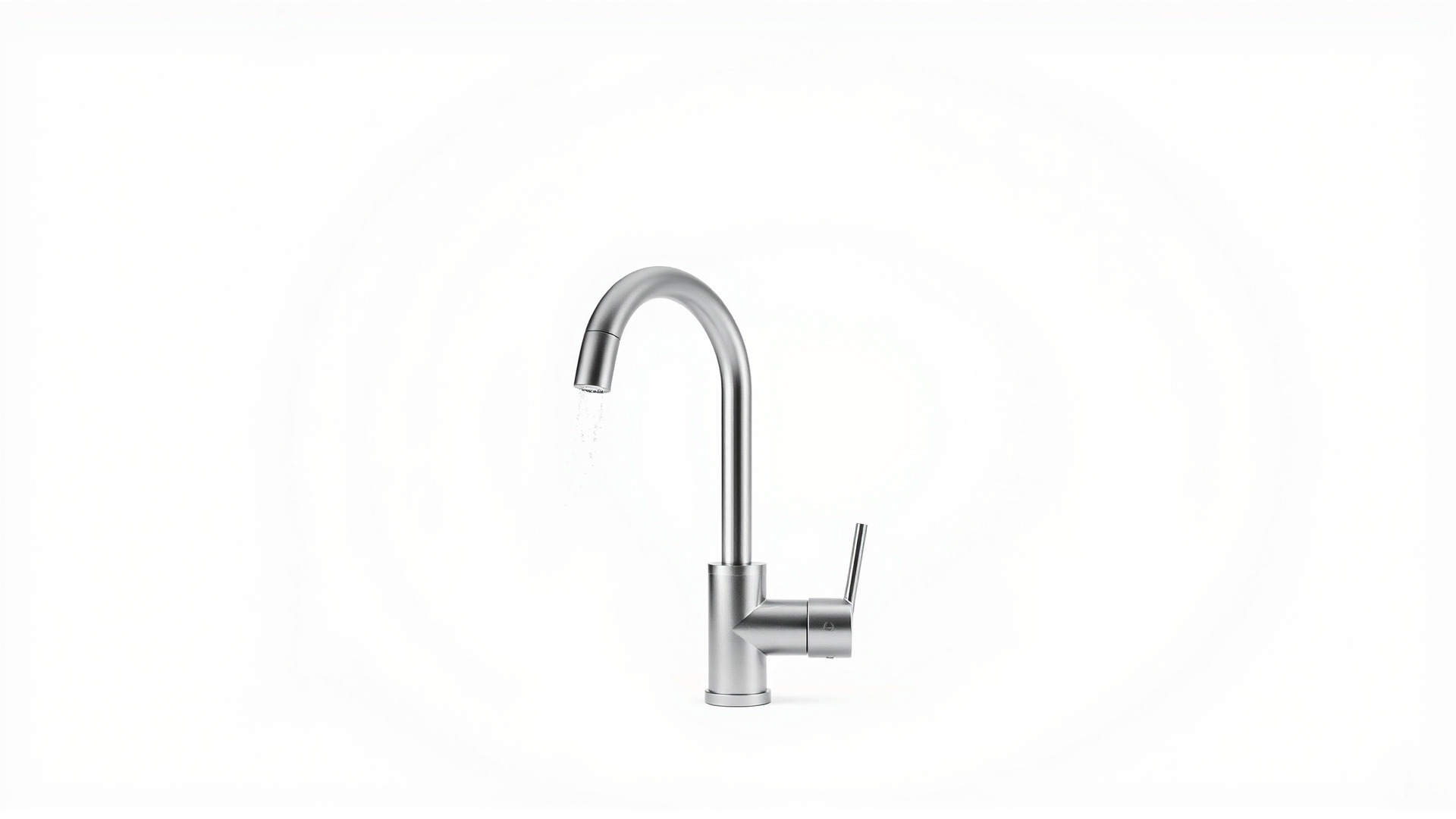 Modern Kitchen Faucet with Auto Heat Function Low-poly 3D model_6