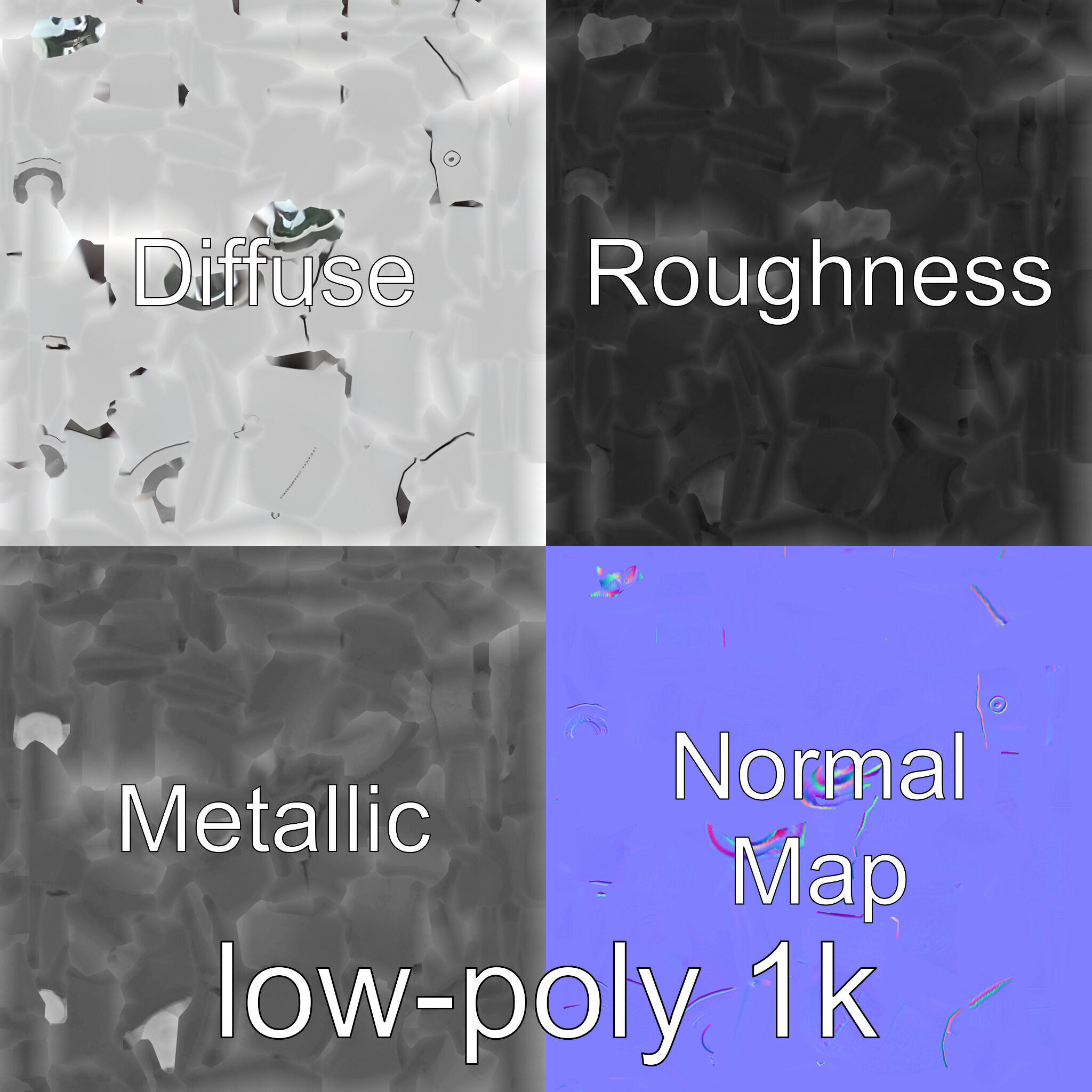 Modern Kitchen Faucet with Auto Heat Function Low-poly 3D model_4