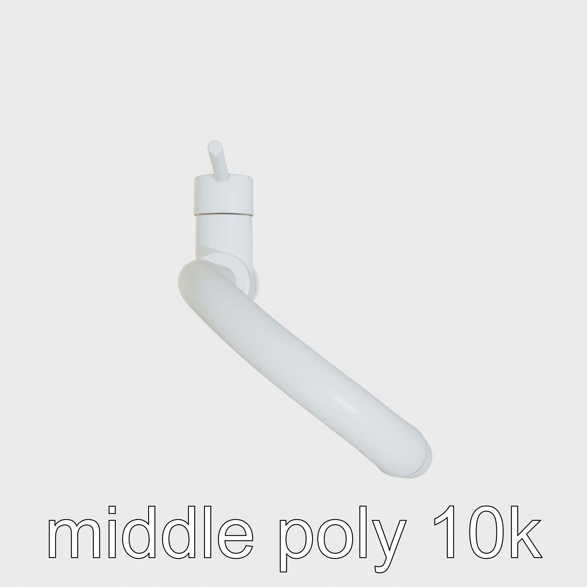 Modern Kitchen Faucet with Auto Heat Function Low-poly 3D model_12