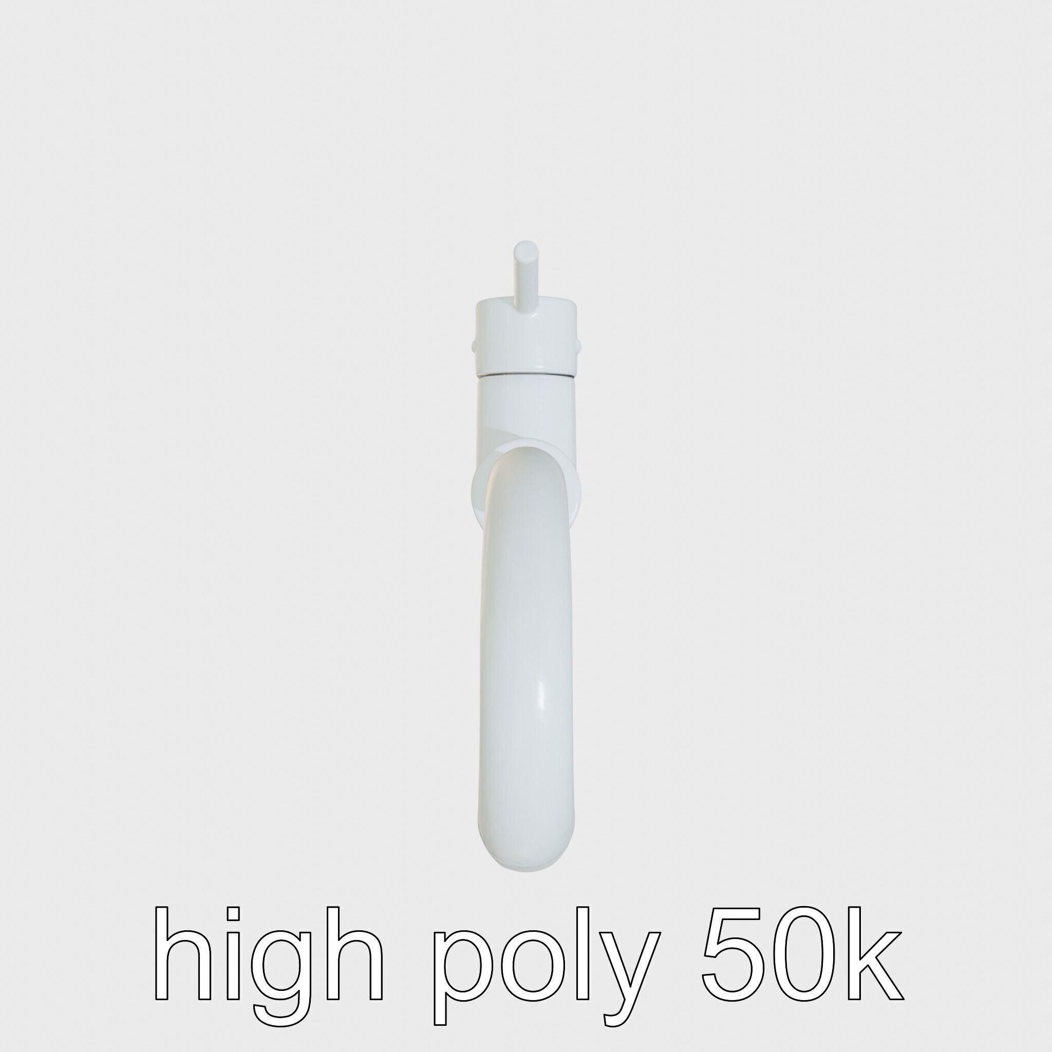 Modern Kitchen Faucet with Auto Heat Function Low-poly 3D model_23