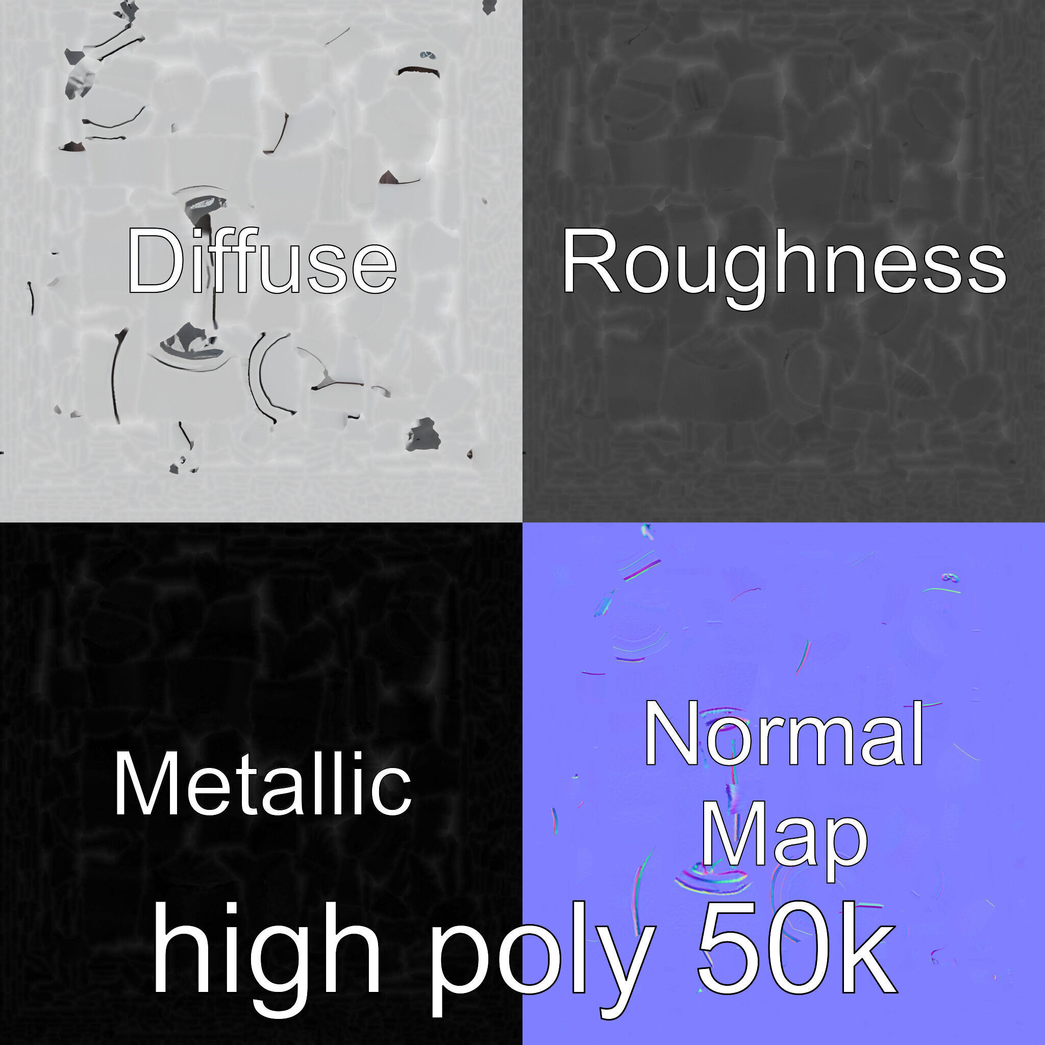 Modern Kitchen Faucet with Auto Heat Function Low-poly 3D model_32